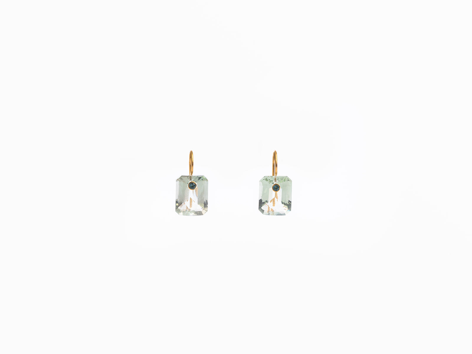 MARIE HÉLÈNE DE TAILLAC | EMERALD CUT GEM EARRINGS