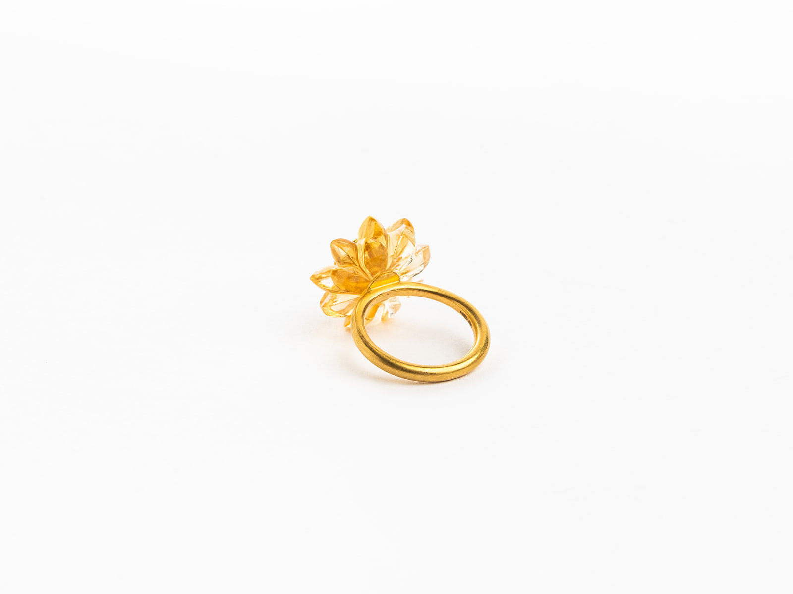 MARIE HÉLÈNE DE TAILLAC | CITRINE SUNFLOWER RING