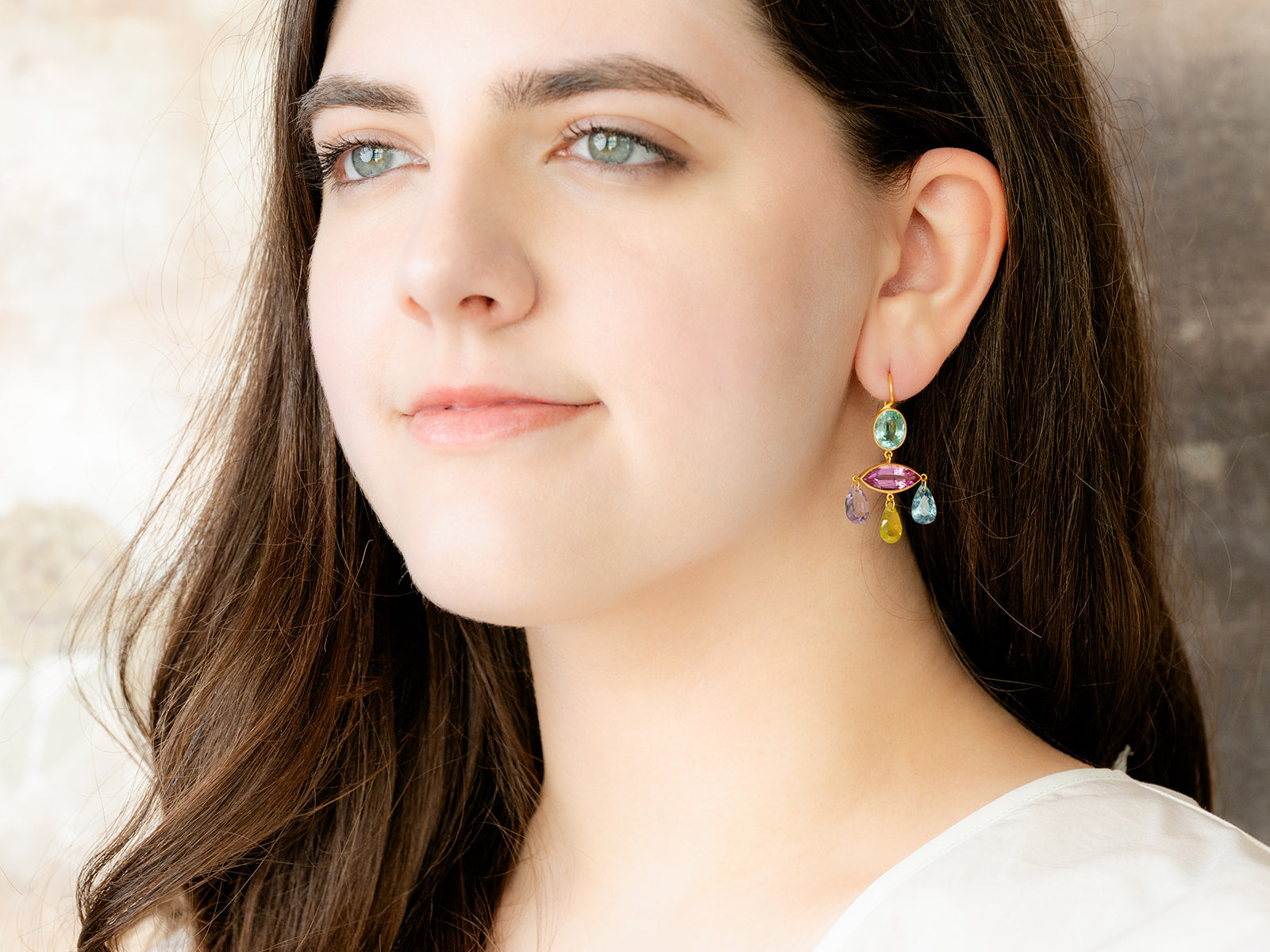 MARIE HÉLÈNE DE TAILLAC | PARIS MARQUISE D'ESTREES EARRINGS