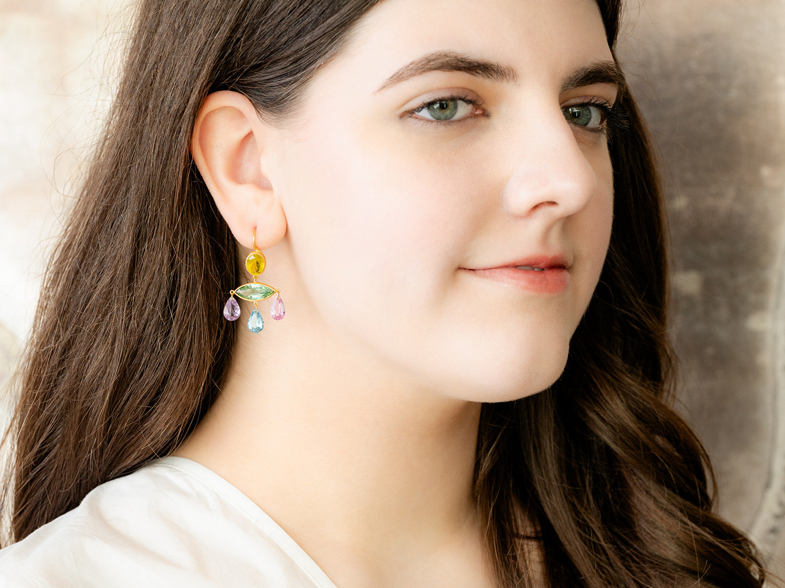 MARIE HÉLÈNE DE TAILLAC | PARIS MARQUISE D'ESTREES EARRINGS