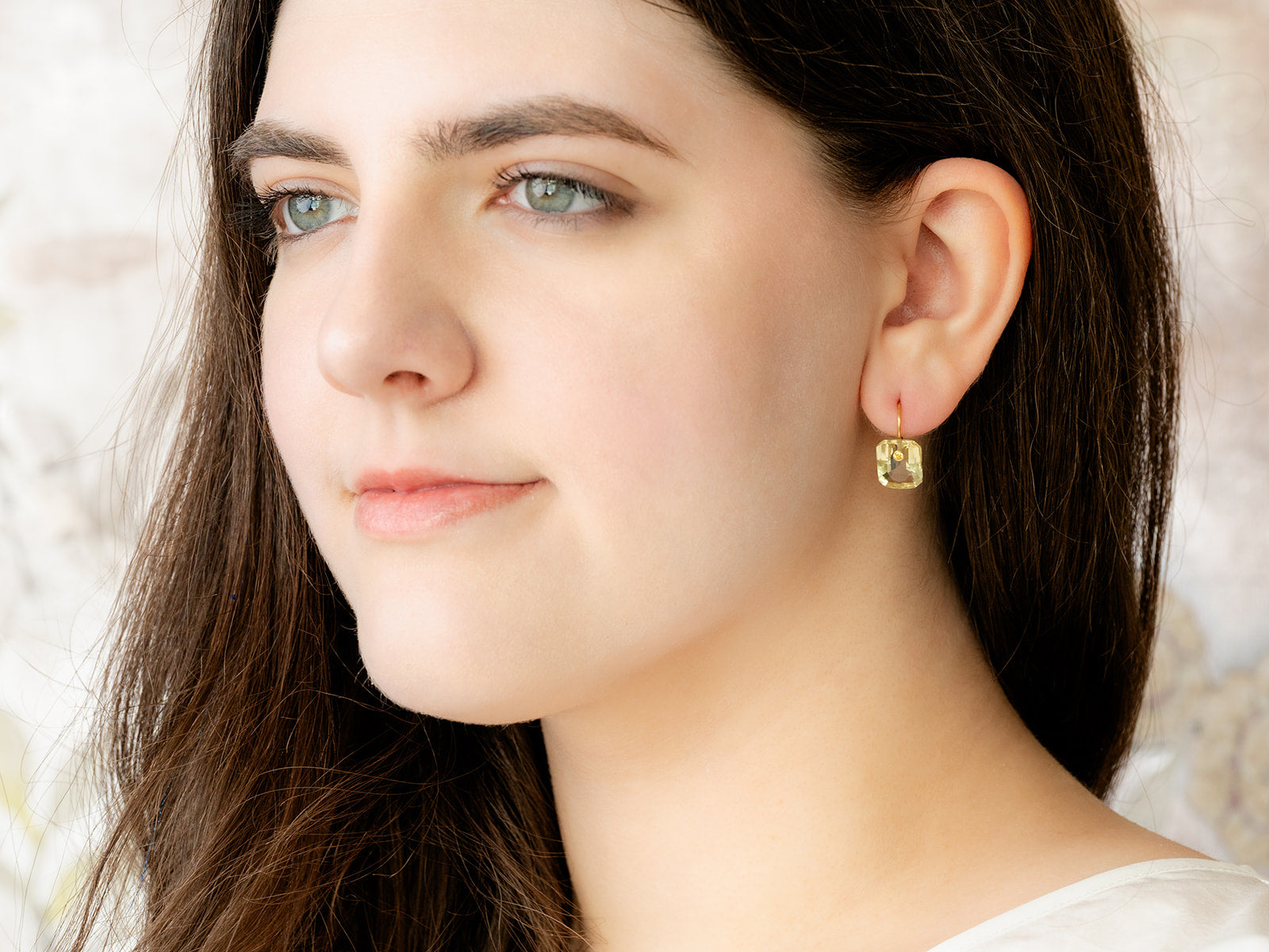 MARIE HÉLÈNE DE TAILLAC | EMERALD CUT GEM EARRINGS
