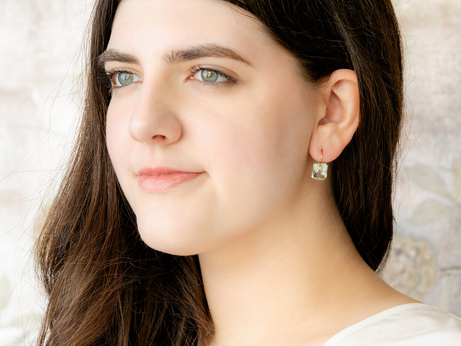 MARIE HÉLÈNE DE TAILLAC | EMERALD CUT GEM EARRINGS