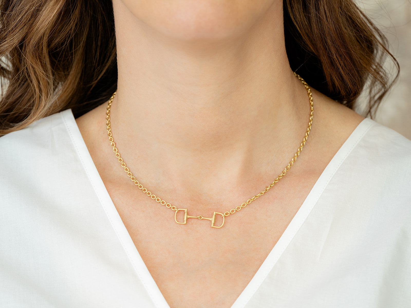 IRENE NEUWIRTH | SMALL HORSE BIT NECKLACE