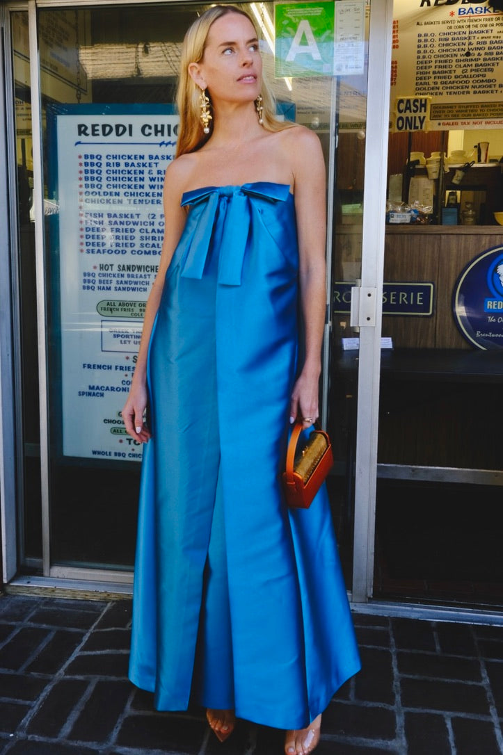 BERNADETTE | STRAPLESS JACQUES DRESS