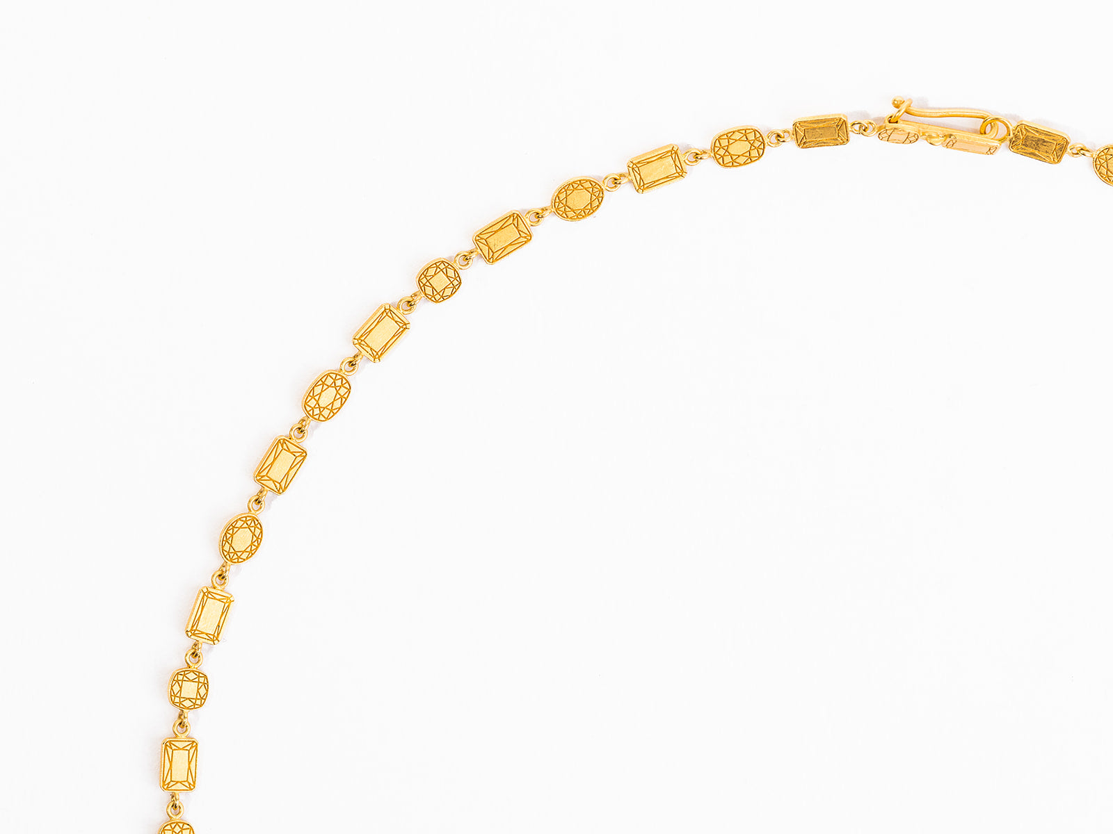 MARIE HÉLÈNE DE TAILLAC | GOLD GEM SEQUIN NECKLACE