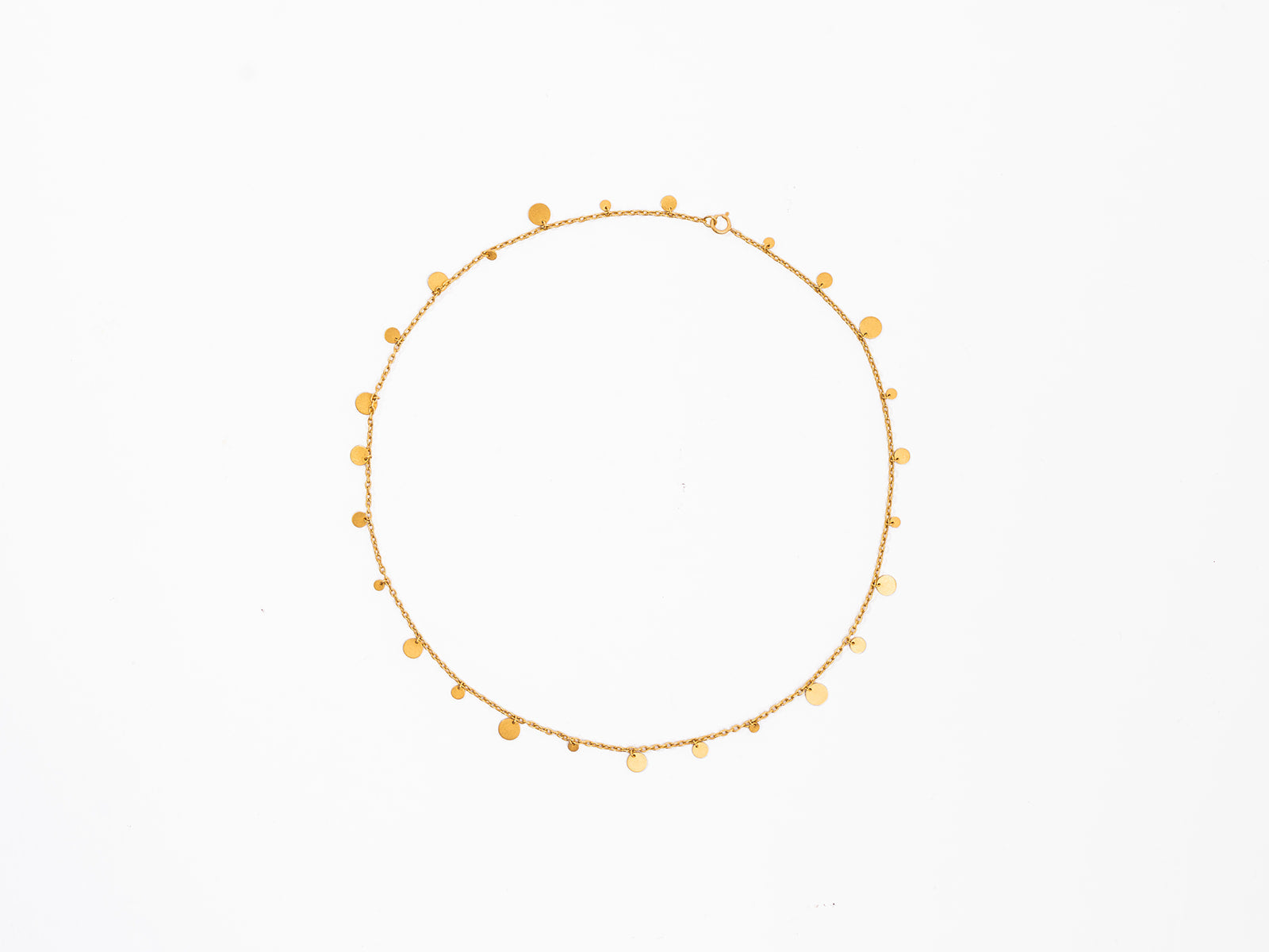 MARIE HÉLÈNE DE TAILLAC | EXTRA SMALL DANCING IRREGULAR SEQUIN NECKLACE