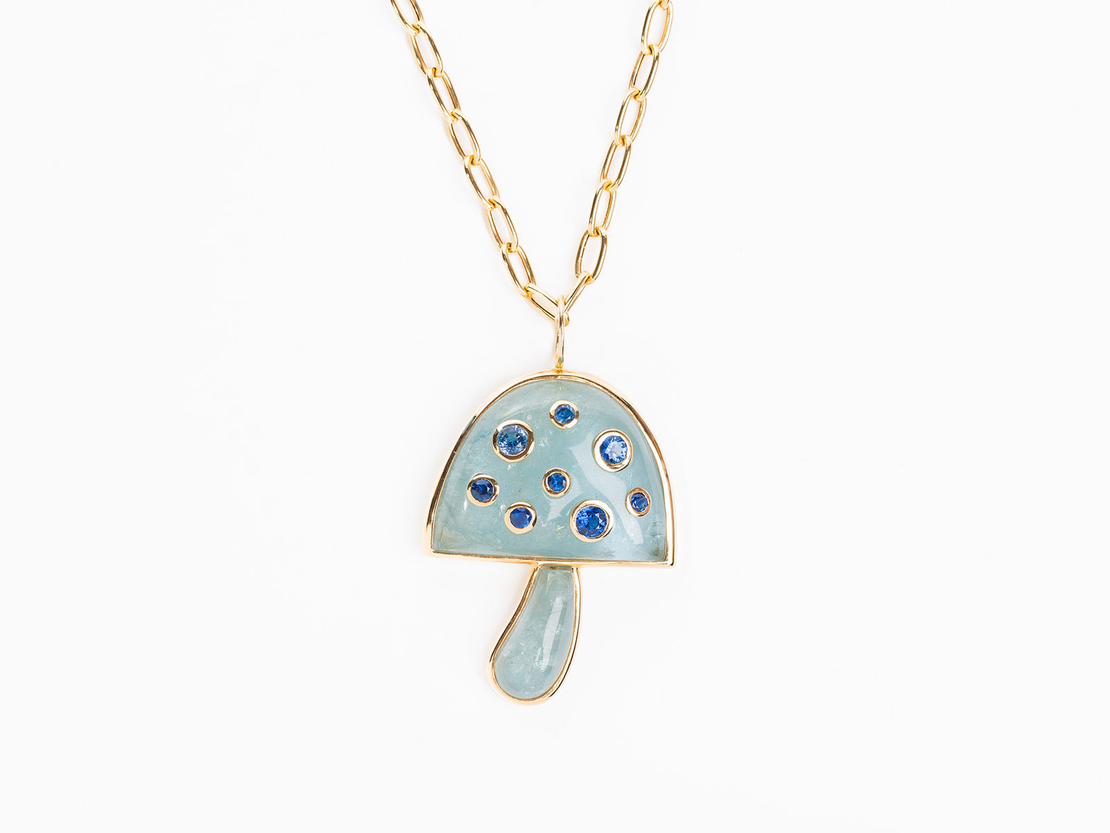 BRENT NEALE | LARGE MAGIC MUSHROOM PENDANT NECKLACE
