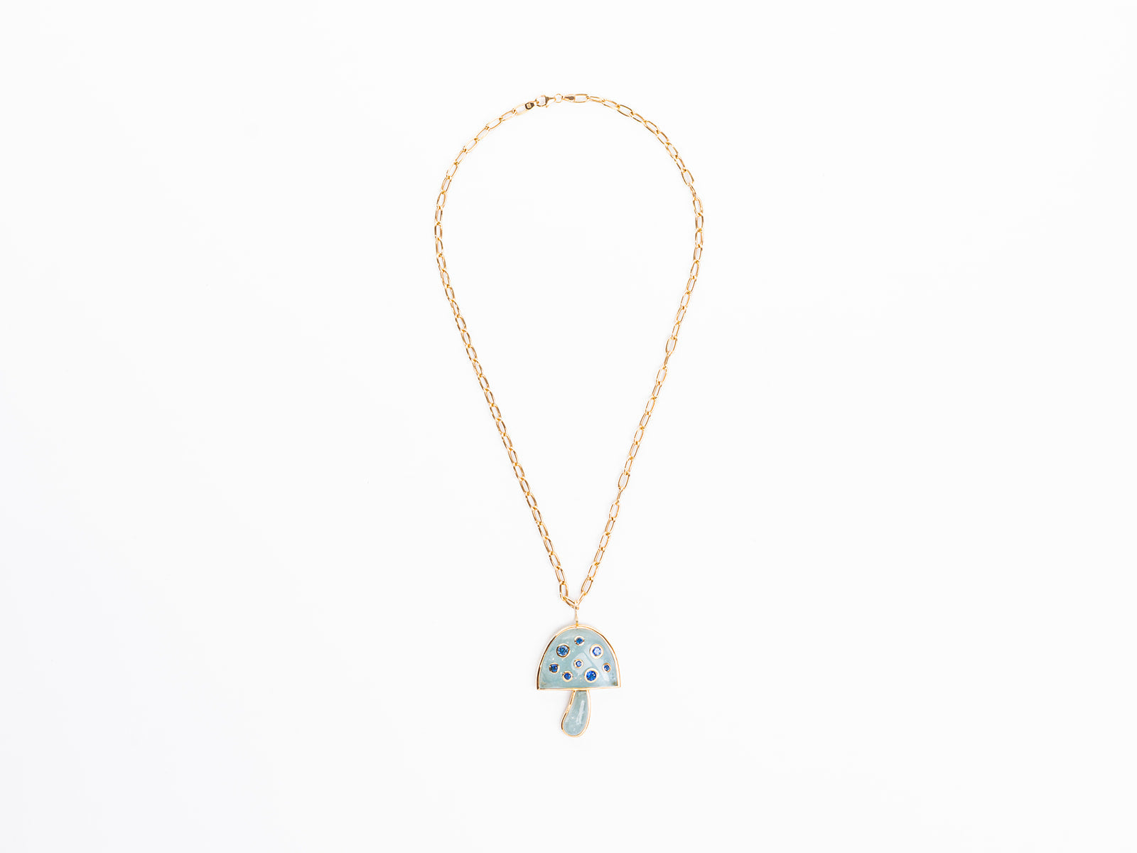 BRENT NEALE | LARGE MAGIC MUSHROOM PENDANT NECKLACE