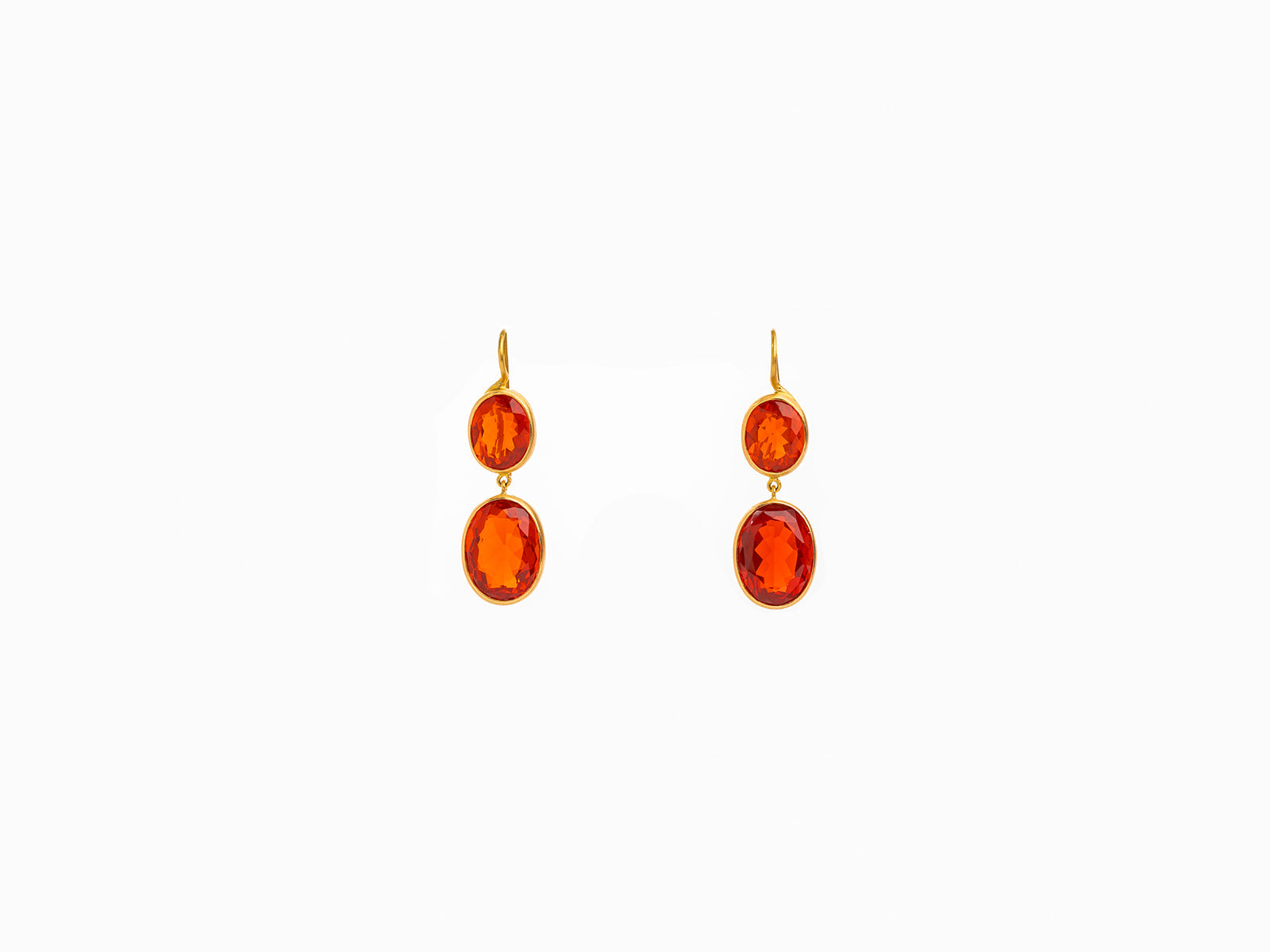 MARIE HÉLÈNE DE TAILLAC | FIRE OPAL EARRINGS | CAPITOL CHARLOTTE