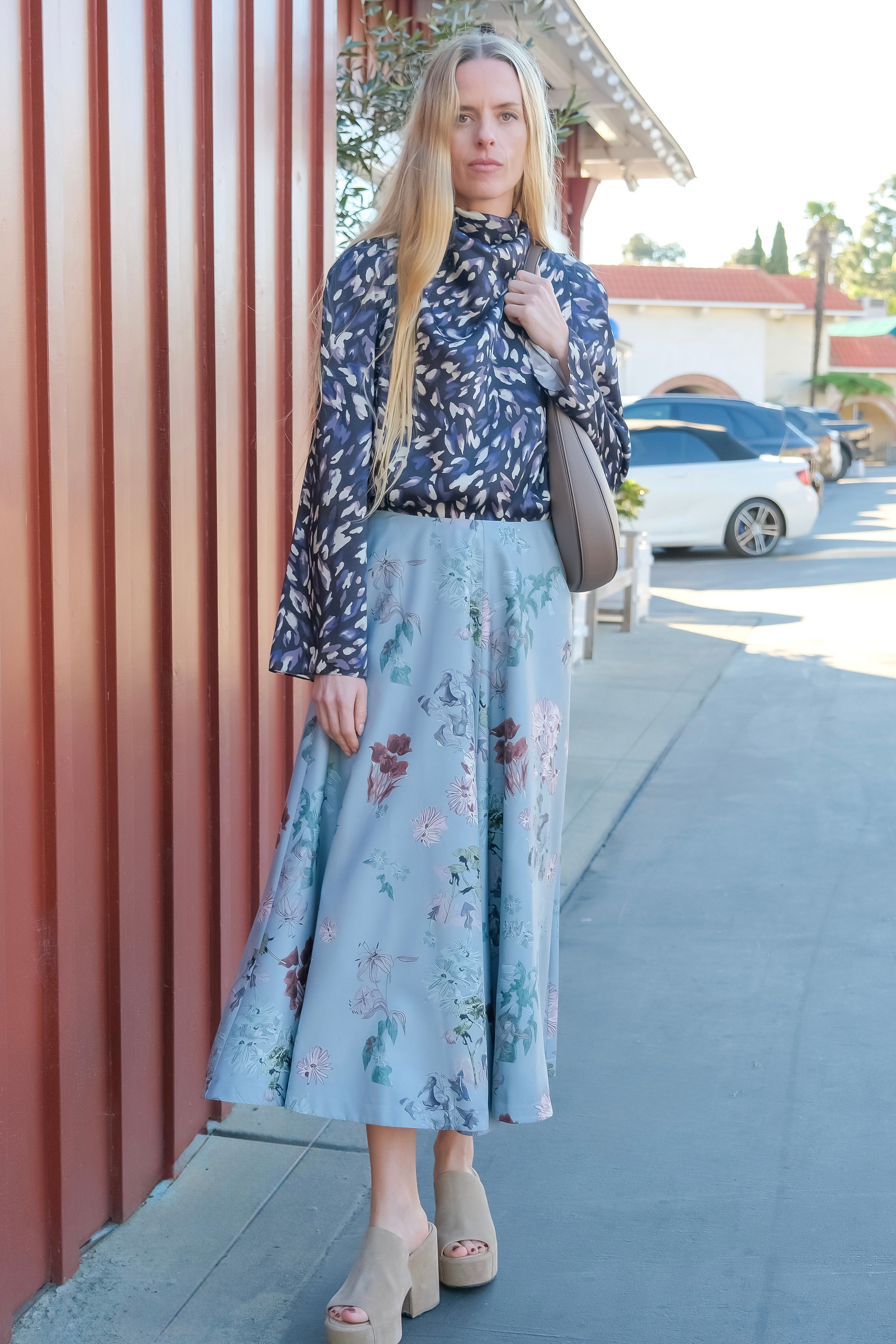 ALTUZARRA | BLACK ANIMAL CARA T-NECK TOP | WOMEN'S LUXURY DESIGNER CLOTHING, SHOES, HANDBAGS & JEWELRY | CAPITOL CHARLOTTE, NC & BRENTWOOD, CA