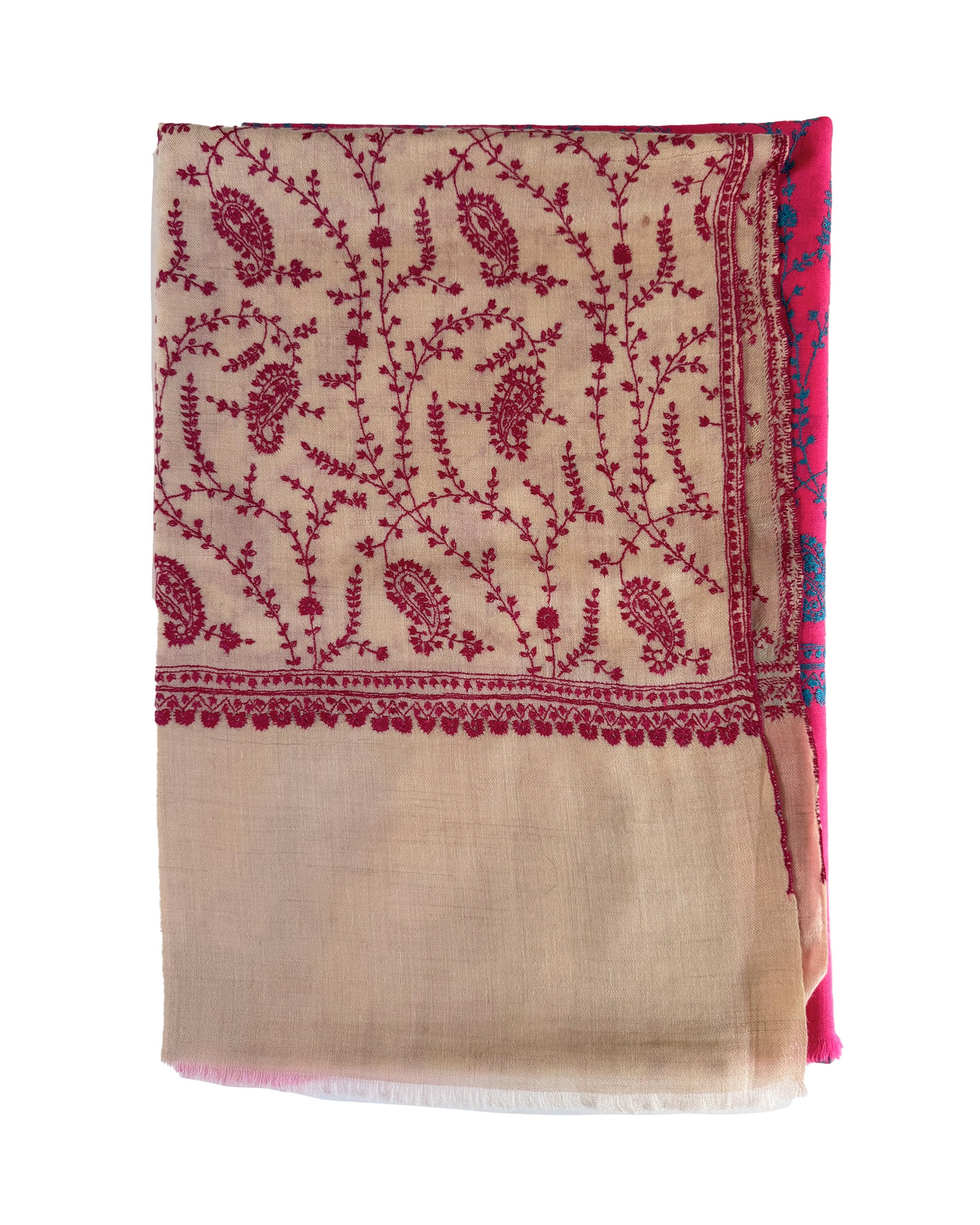 YASER | TWO TONE PAISLEY SHAWL