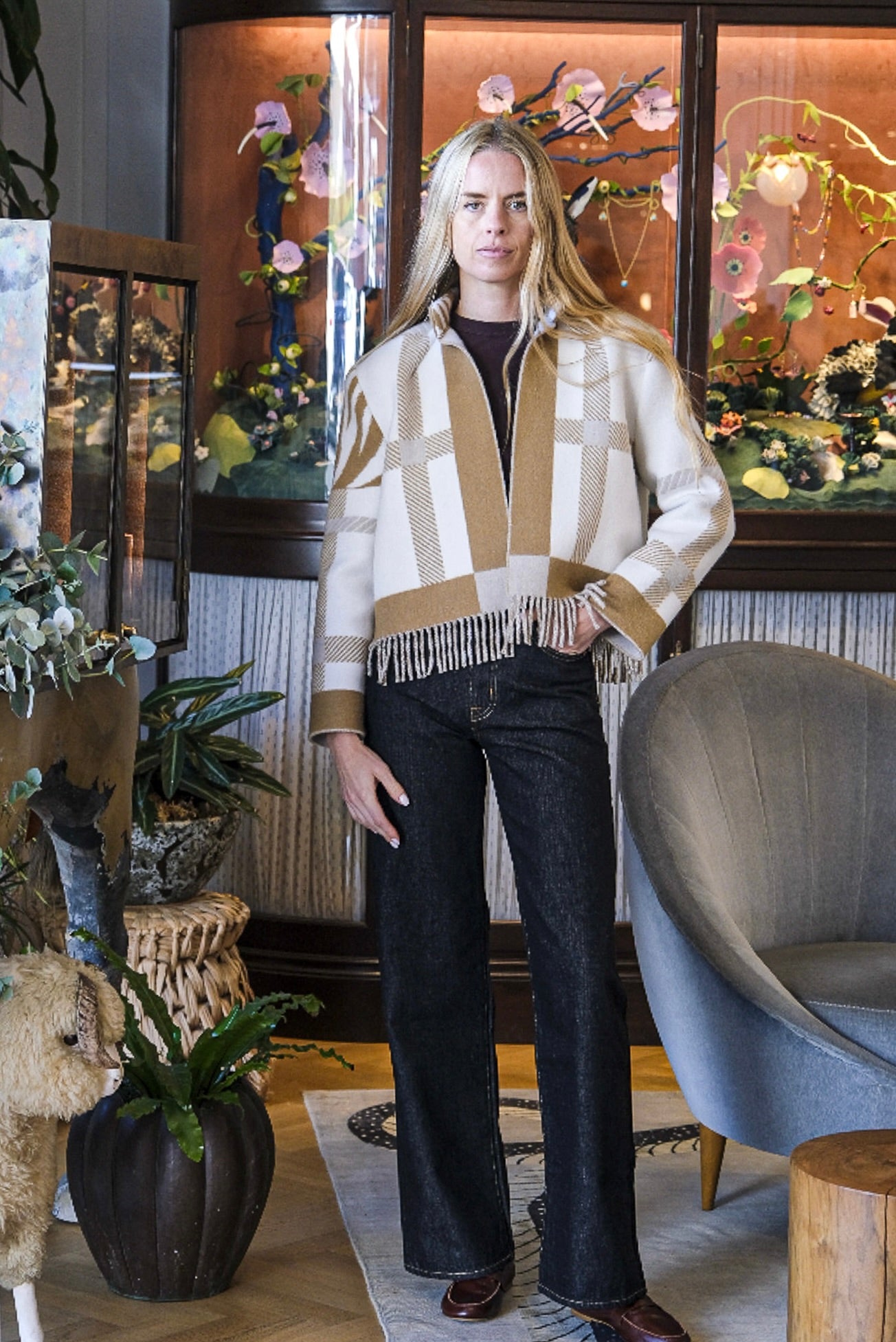 LILY EVE | LONG SLEEVE FRINGE JACKET