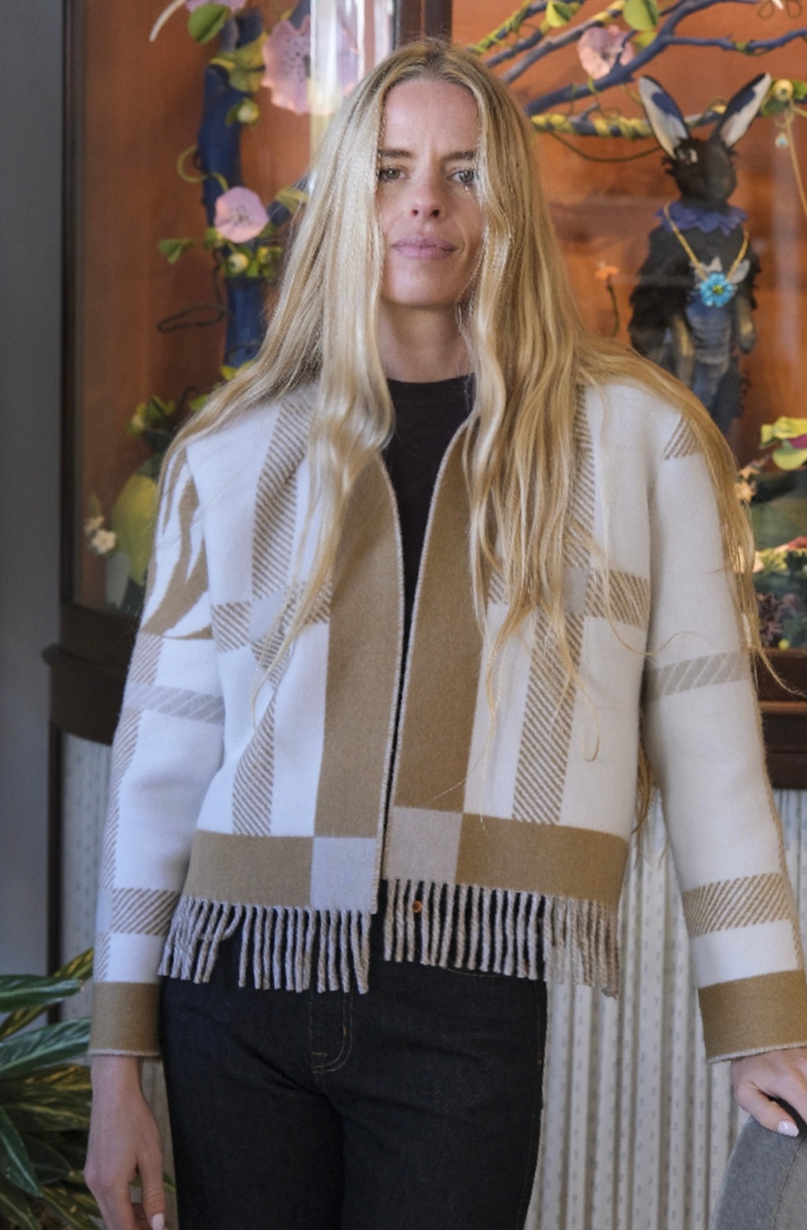 LILY EVE | LONG SLEEVE FRINGE JACKET