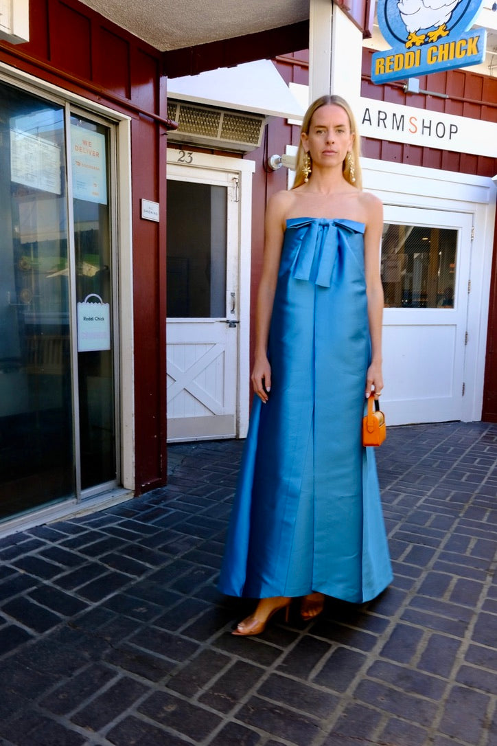 BERNADETTE | STRAPLESS JACQUES DRESS