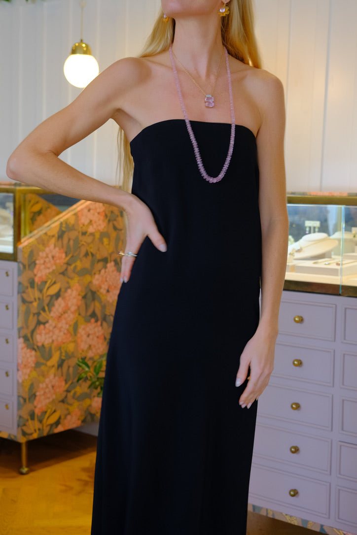 CO | STRAPLESS SHIFT MIDI DRESS | WOMEN'S LUXURY DESIGNER CLOTHING, SHOES, HANDBAGS & JEWELRY | CAPITOL CHARLOTTE, NC & BRENTWOOD, CA