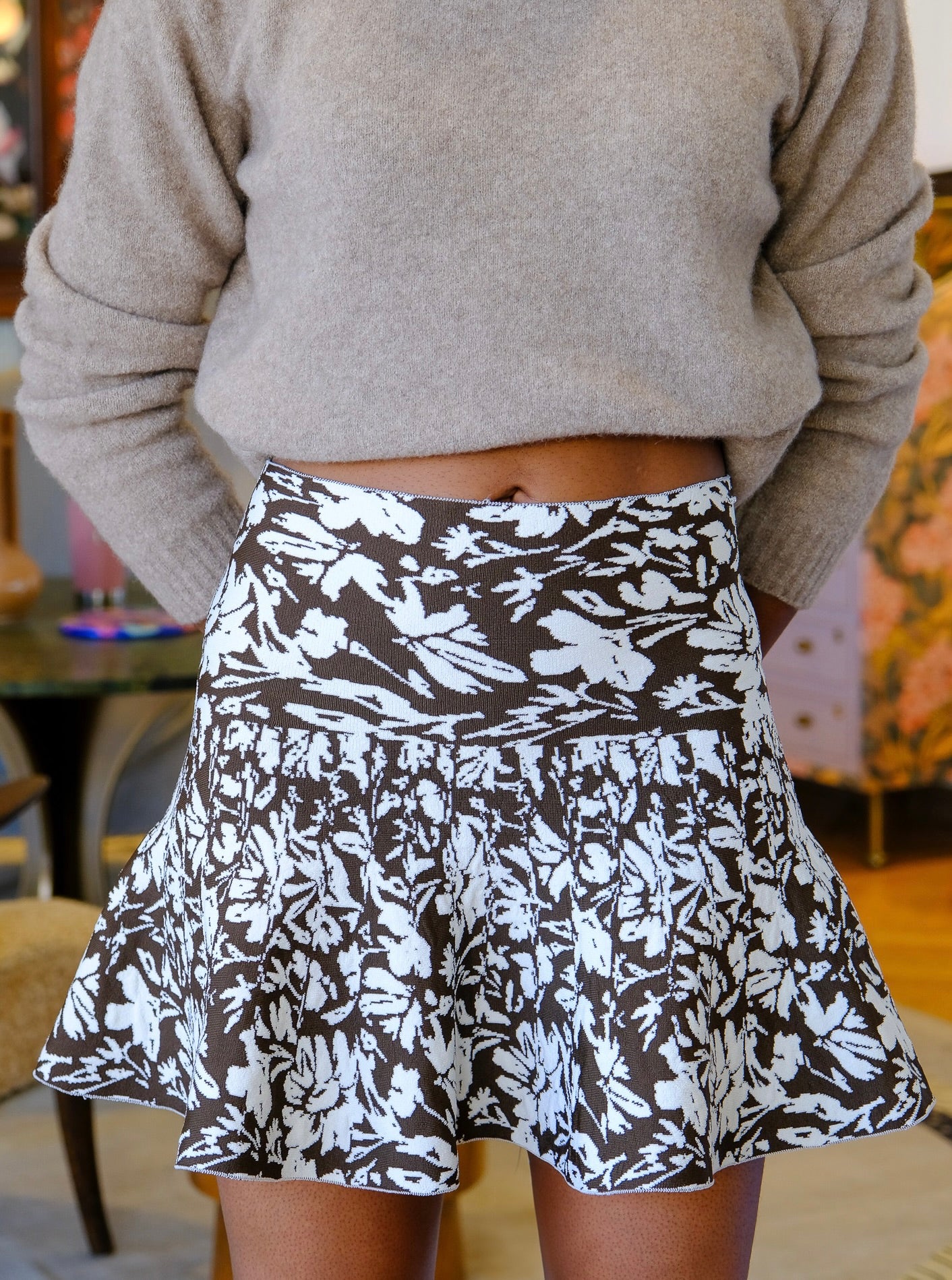PEPA POMBO | PRINTED JARA MINI SKIRT