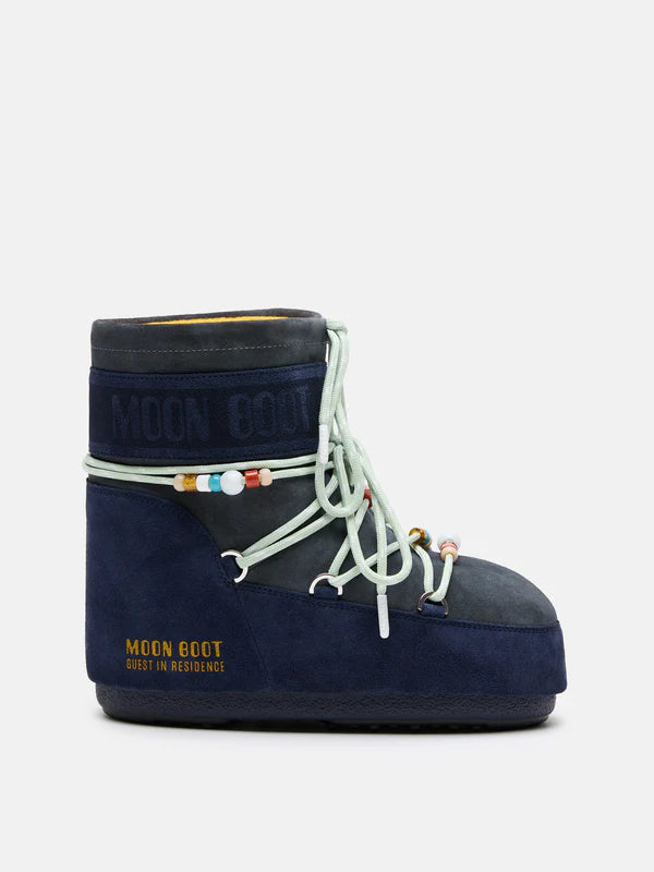 MOONBOOT | ICON LOW SUEDE BEAD BOOTS