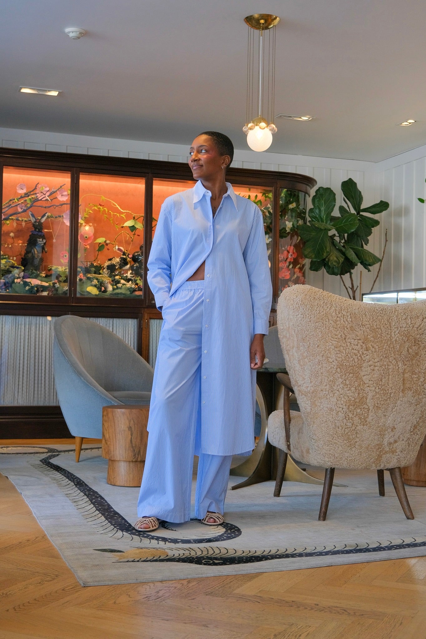 OFFICINE GENERALE | POPLIN WILLA PANT