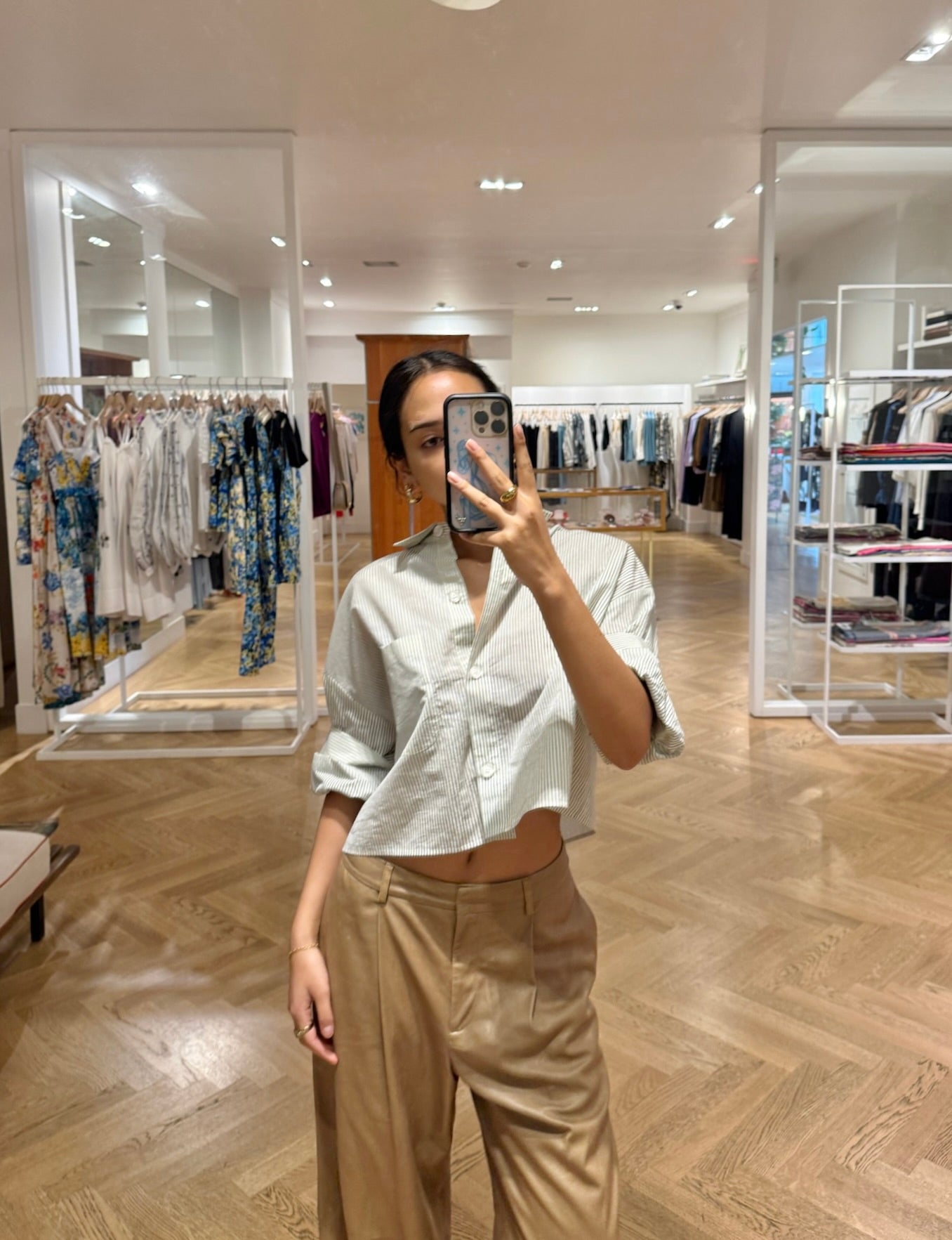TWP | SHORT SLEEVE NEXT EX BUTTON DOWN TOP
