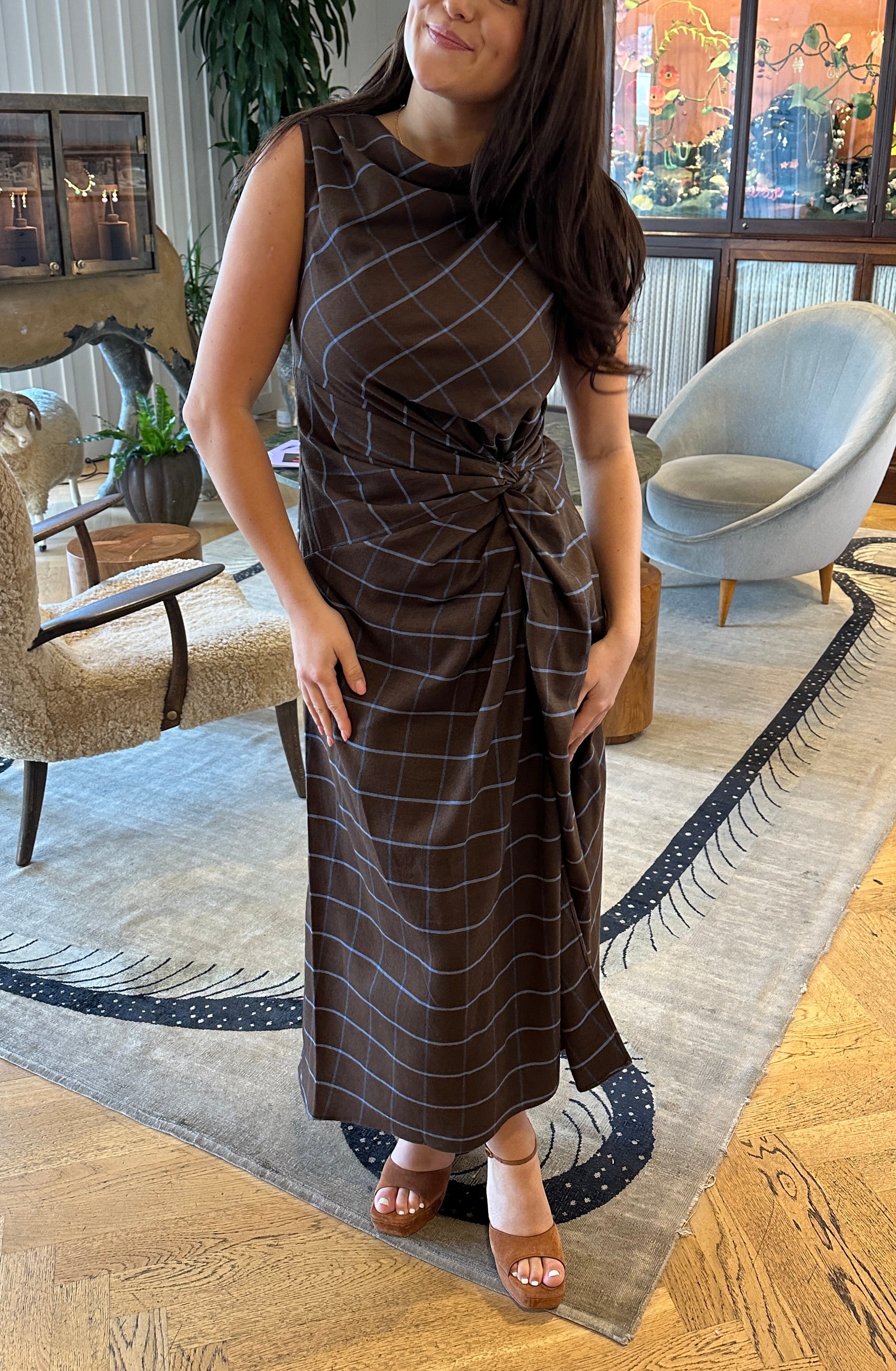 LA LIGNE | MICHAELA CHECK FLANNEL DRESS