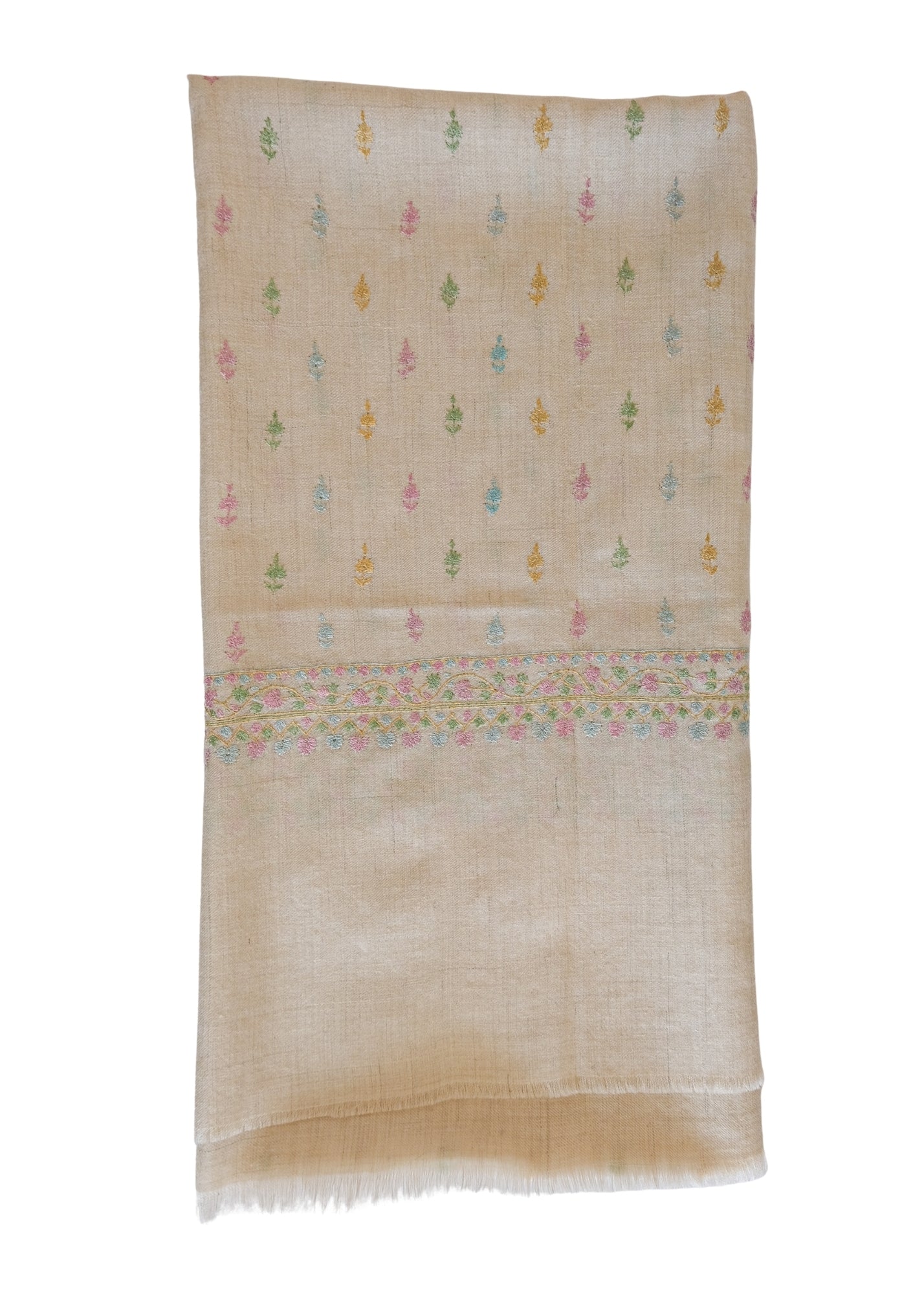 YASER | MINI FLOWER EMBROIDERED SHAWL