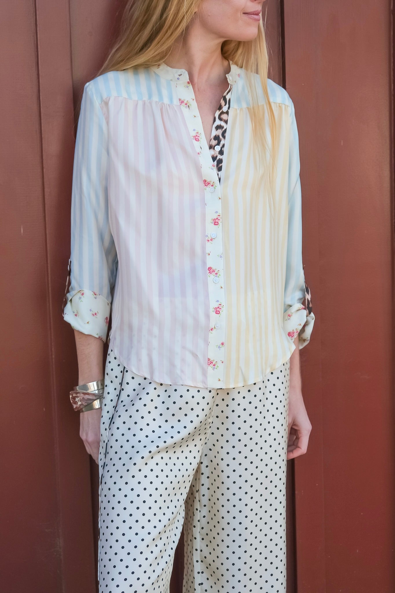 LA PRESTIC OUISTON | JEANNE BUTTON DOWN SHIRT