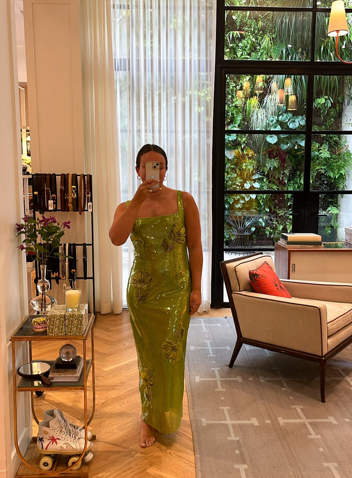HUISHAN ZHANG | SEQUIN MARILYN DRESS