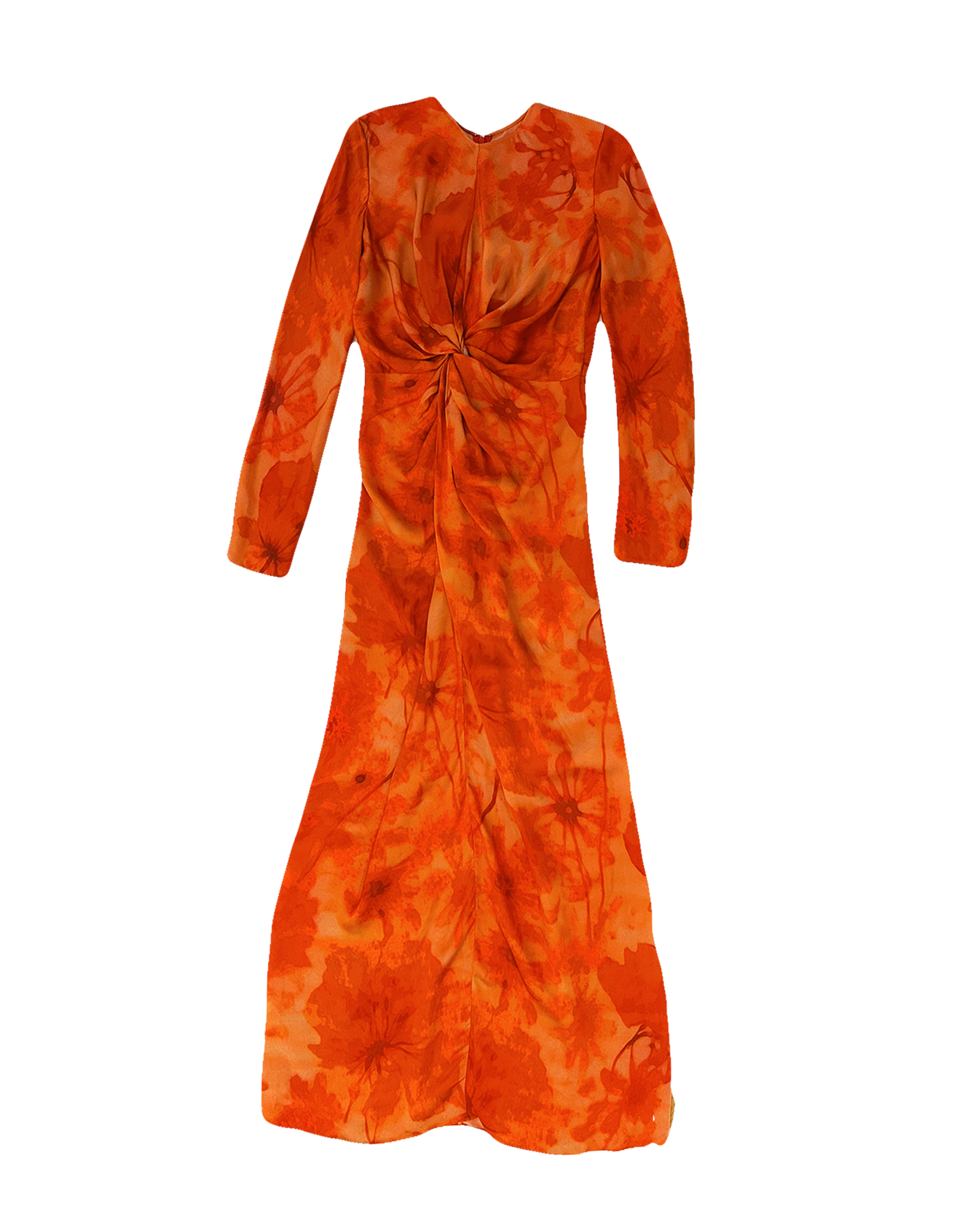 ALEJANDRA ALONSO ROJAS | LONG SLEEVE TWIST FRONT DRESS