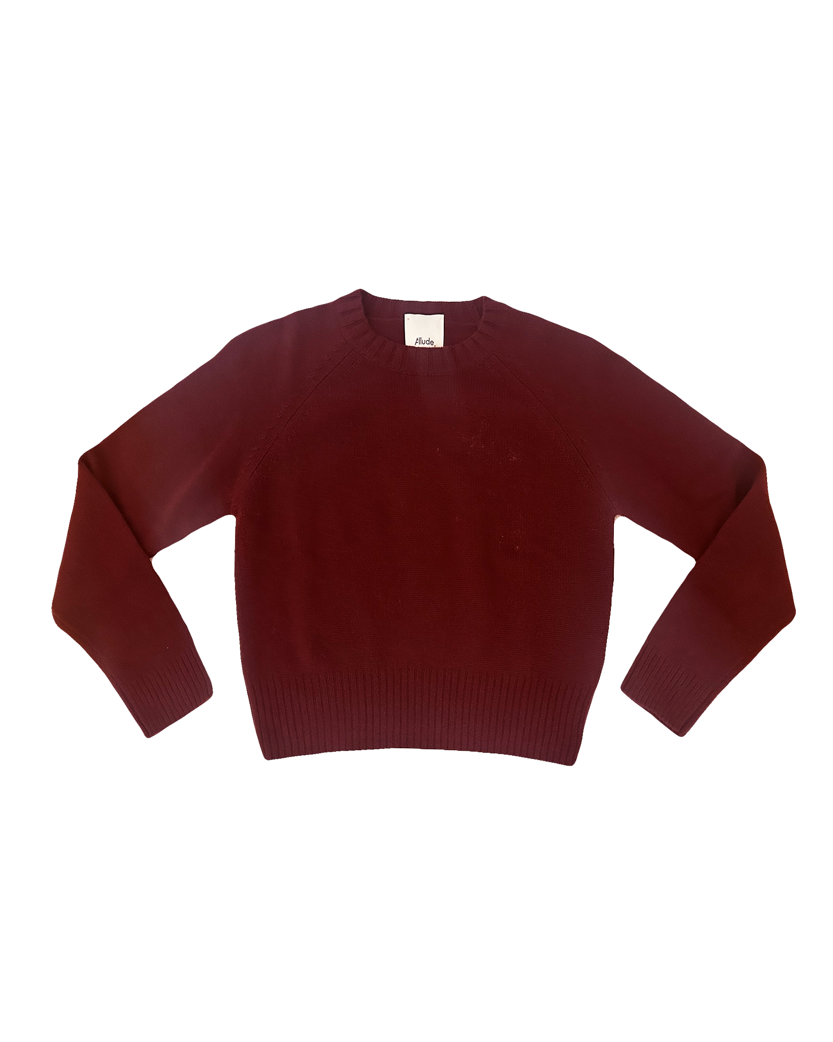 ALLUDE | LONG SLEEVE CREWNECK SWEATER