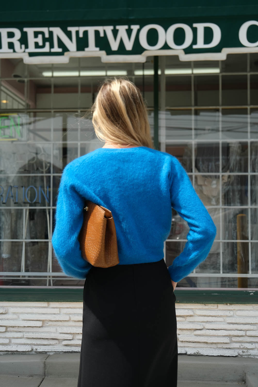 AURALEE | BABY ALPACA CREWNECK CARDIGAN | WOMEN'S LUXURY DESIGNER CLOTHING, SHOES, HANDBAGS & JEWELRY | CAPITOL CHARLOTTE, NC & BRENTWOOD, CA