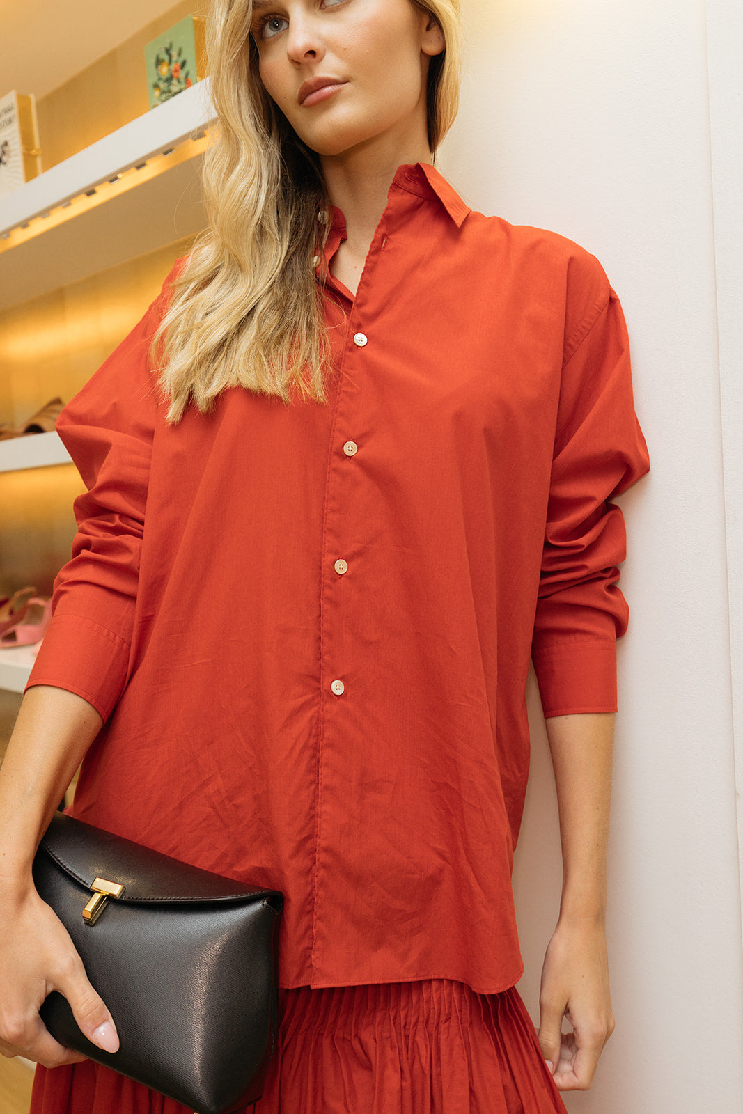 AURALEE | COTTON LAWN SHIRT | WOMEN'S LUXURY DESIGNER CLOTHING, JEWELRY & ACCESSORIES | CAPITOL CHARLOTTE, NC & BRENTWOOD, CA