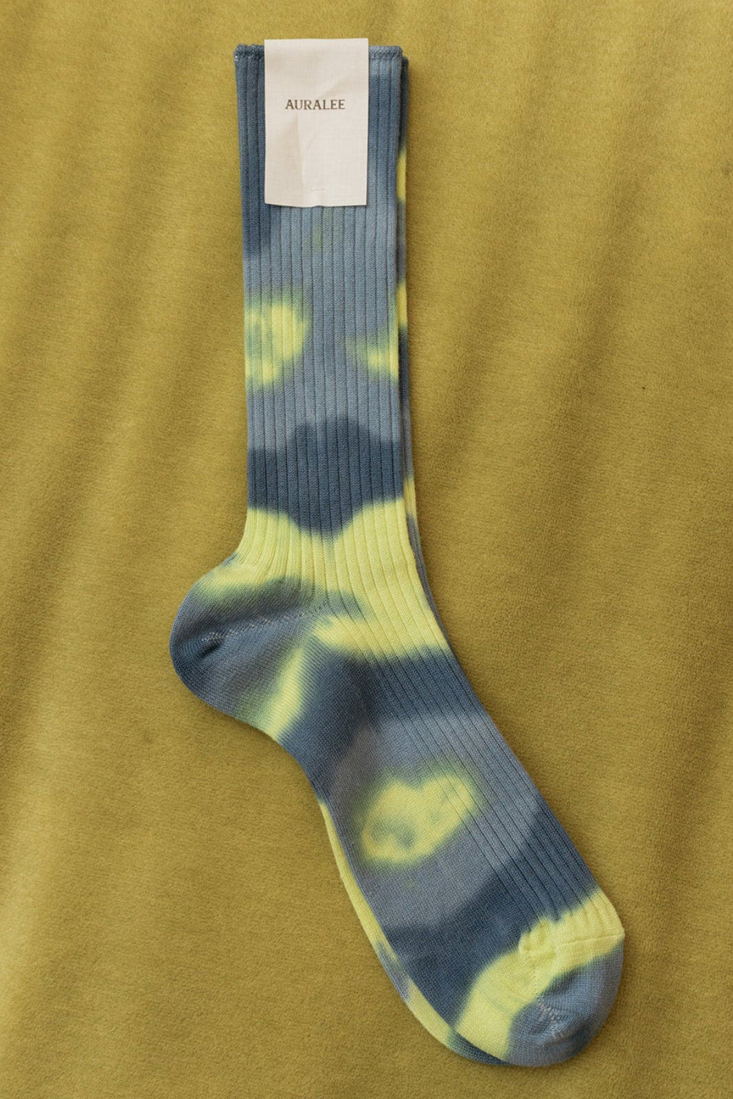 AURALEE | TIE DYE SOCKS | WOMEN'S LUXURY DESIGNER CLOTHING, JEWELRY & ACCESSORIES | CAPITOL CHARLOTTE, NC & BRENTWOOD, CA