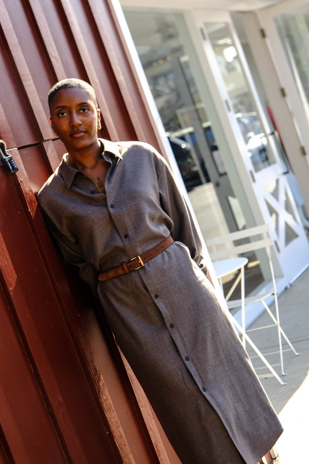 AURALEE | WO SHIRTDRESS