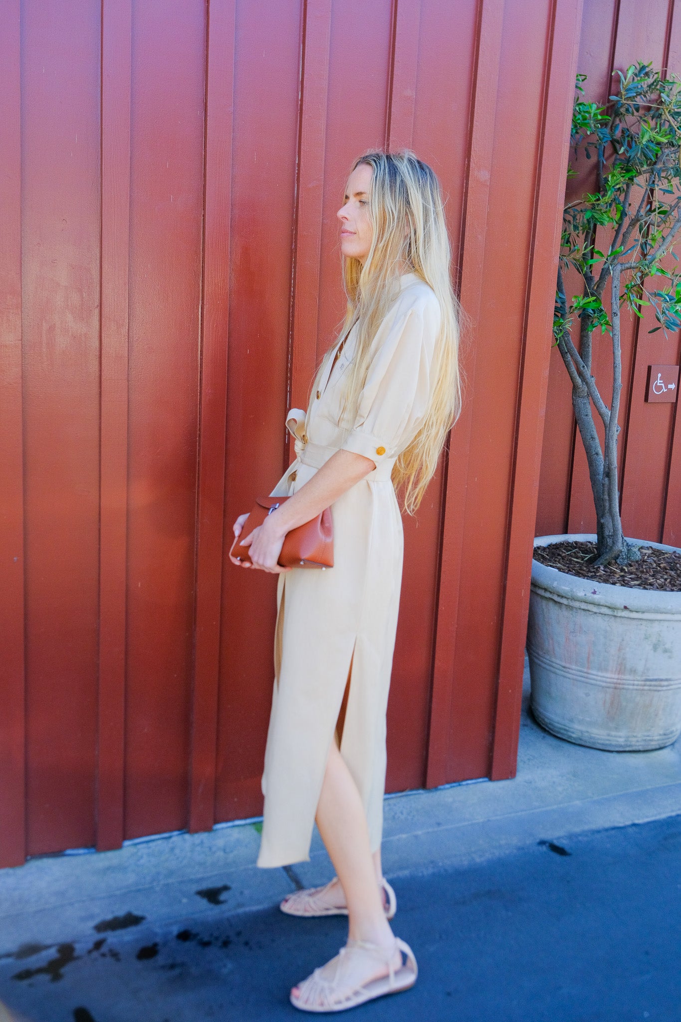 BLAZÉ | BERBER LONG DRESS IN DONZI CHAMPAGNE | WOMEN'S LUXURY DESIGNER CLOTHING, SHOES, HANDBAGS & JEWELRY | CAPITOL CHARLOTTE, NC & BRENTWOOD, CA
