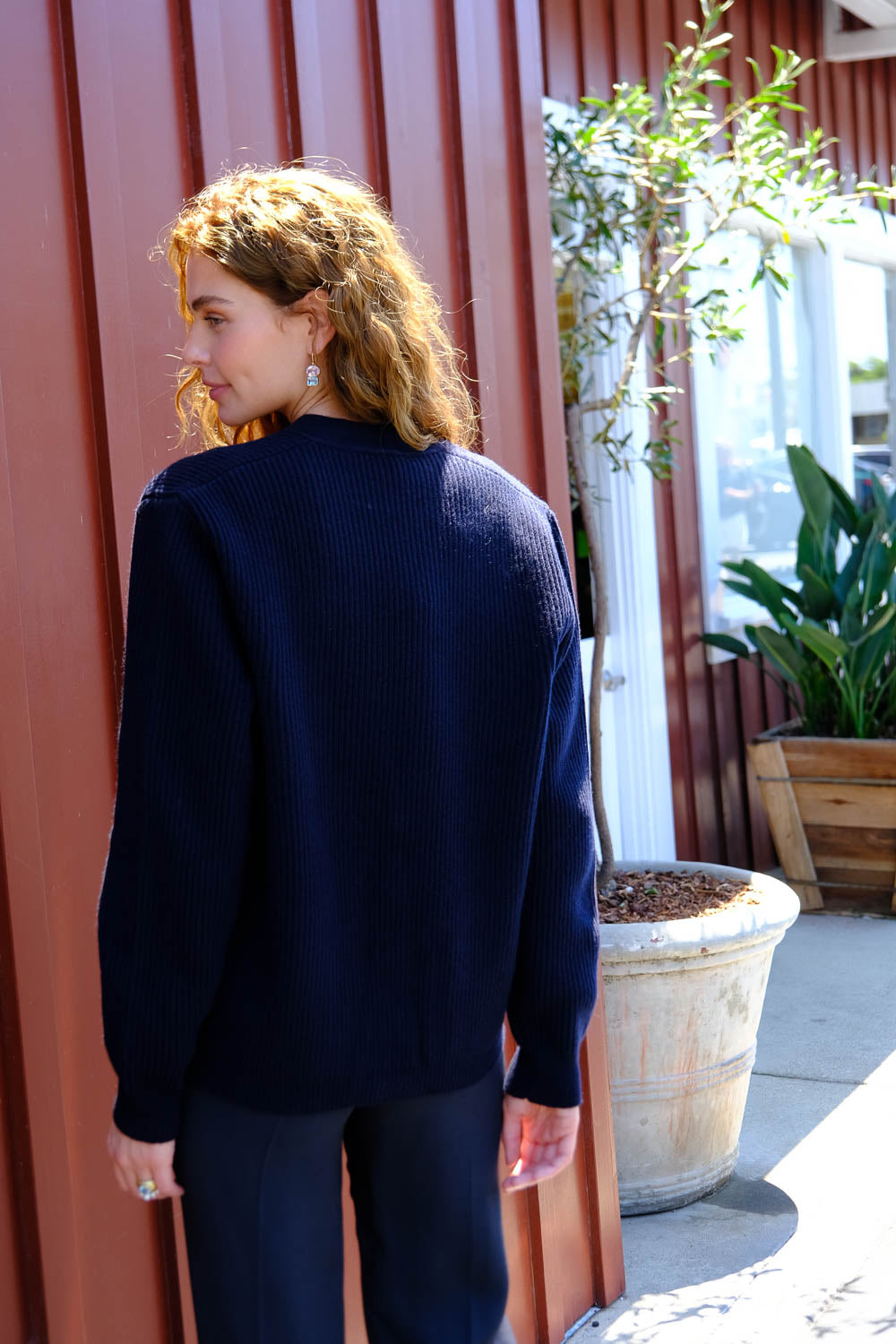 BLAZE | V-NECK CARDIGAN | WOMEN'S LUXURY DESIGNER CLOTHING, JEWELRY & ACCESSORIES | CAPITOL CHARLOTTE, NC & BRENTWOOD, CA