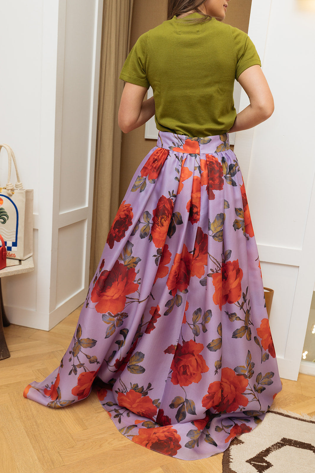 CAROLINA HERRERA | PRINTED BALL SKIRT | WOMEN'S LUXURY DESIGNER CLOTHING, SHOES, HANDBAGS & JEWELRY | CAPITOL CHARLOTTE, NC & BRENTWOOD, CA