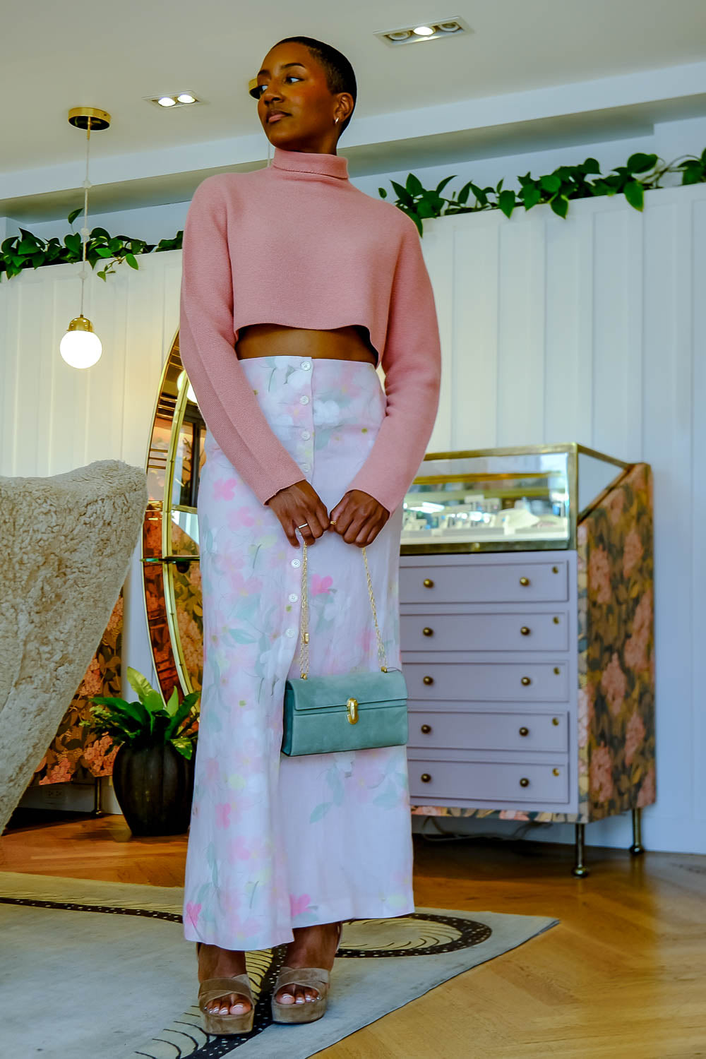 CHRISTIAN WIJNANTS | CROPPED TNECK SWEATER | WOMEN'S LUXURY DESIGNER CLOTHING, SHOES, HANDBAGS & JEWELRY | CAPITOL CHARLOTTE, NC & BRENTWOOD, CA