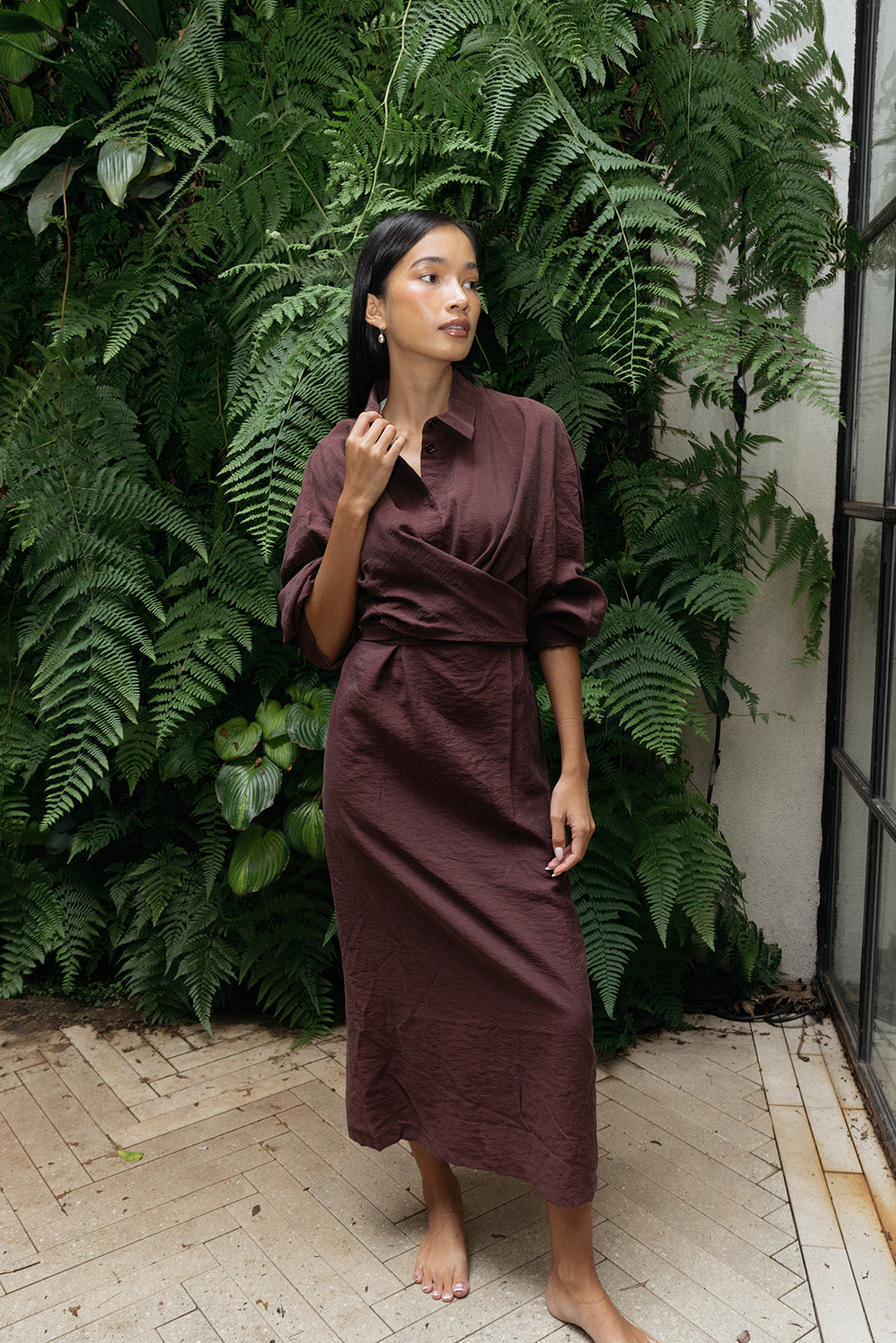 CHRISTIAN WIJNANTS | DRAPED DELPHI SHIRTDRESS | WOMEN'S LUXURY DESIGNER CLOTHING, SHOES, HANDBAGS & JEWELRY | CAPITOL CHARLOTTE, NC & BRENTWOOD, CA