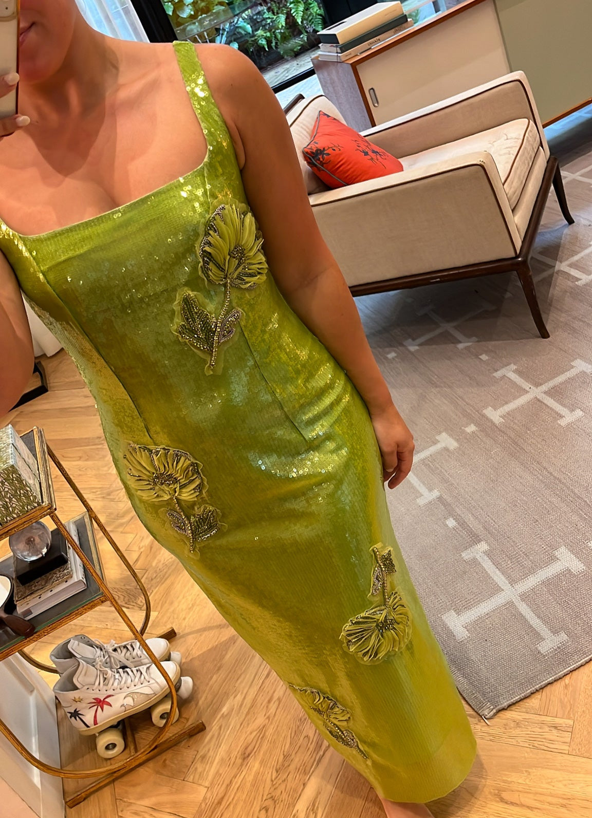 HUISHAN ZHANG | SEQUIN MARILYN DRESS