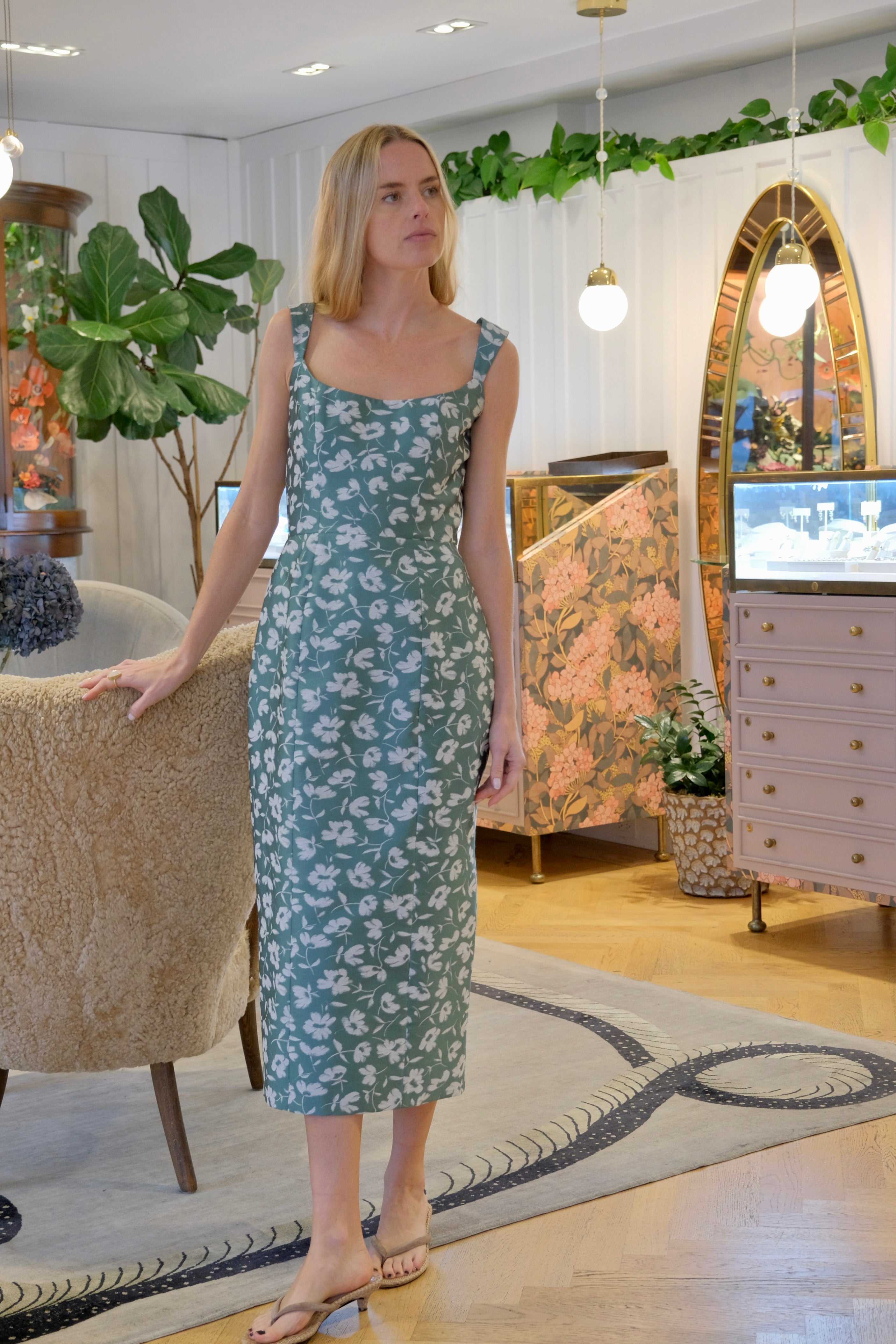 MARKARIAN | COLUMN MIDI DRESS