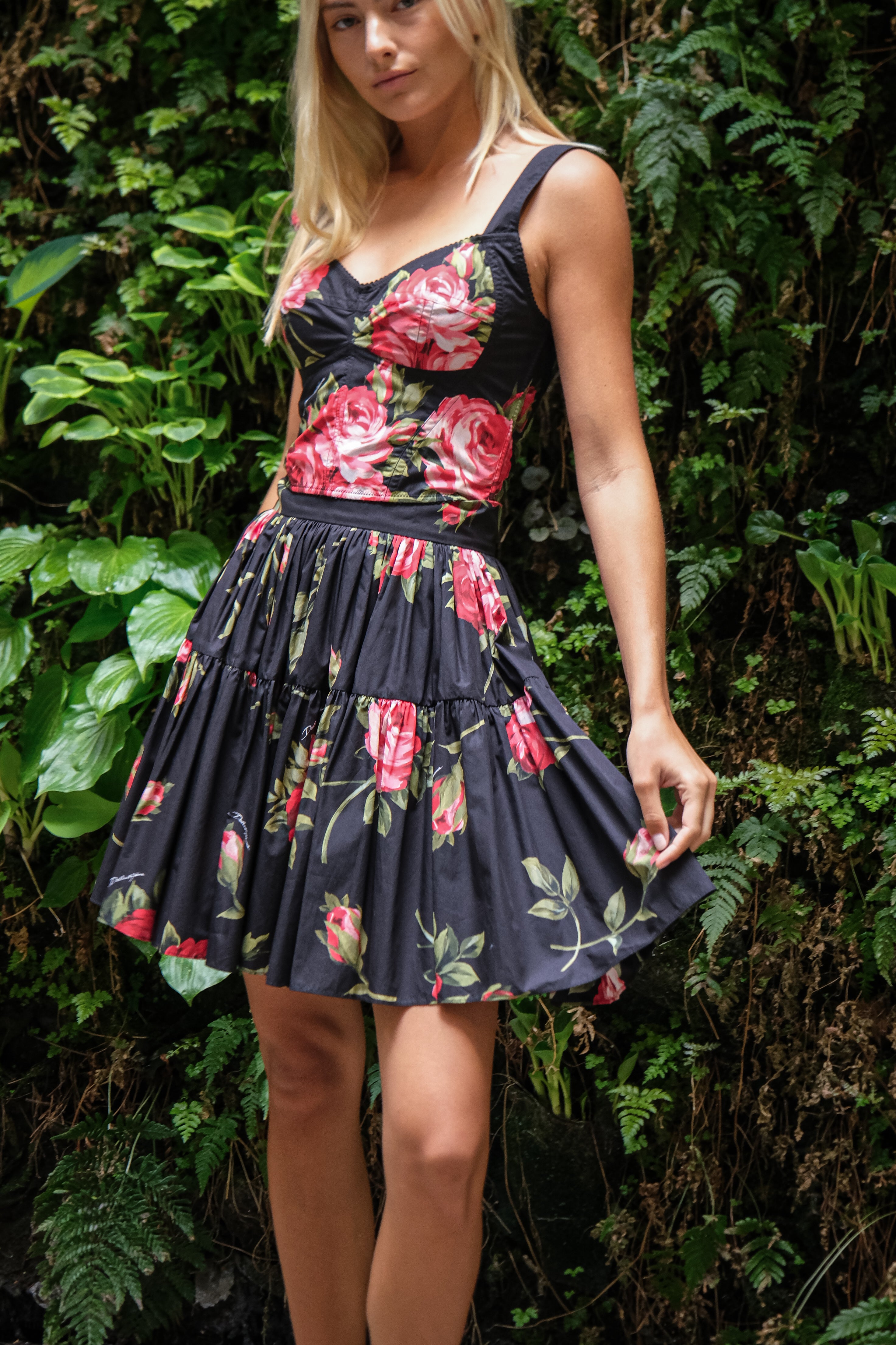 DOLCE & GABBANA | PRINTED MINI SKIRT | WOMEN'S LUXURY DESIGNER CLOTHING, SHOES, HANDBAGS & JEWELRY | CAPITOL CHARLOTTE, NC & BRENTWOOD, CA