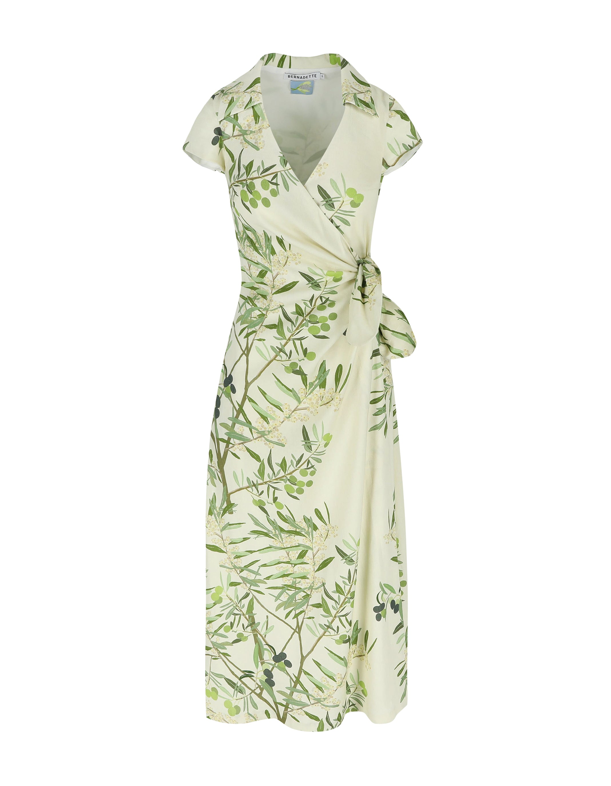 BERNADETTE | MARA PRINTED WRAP DRESS