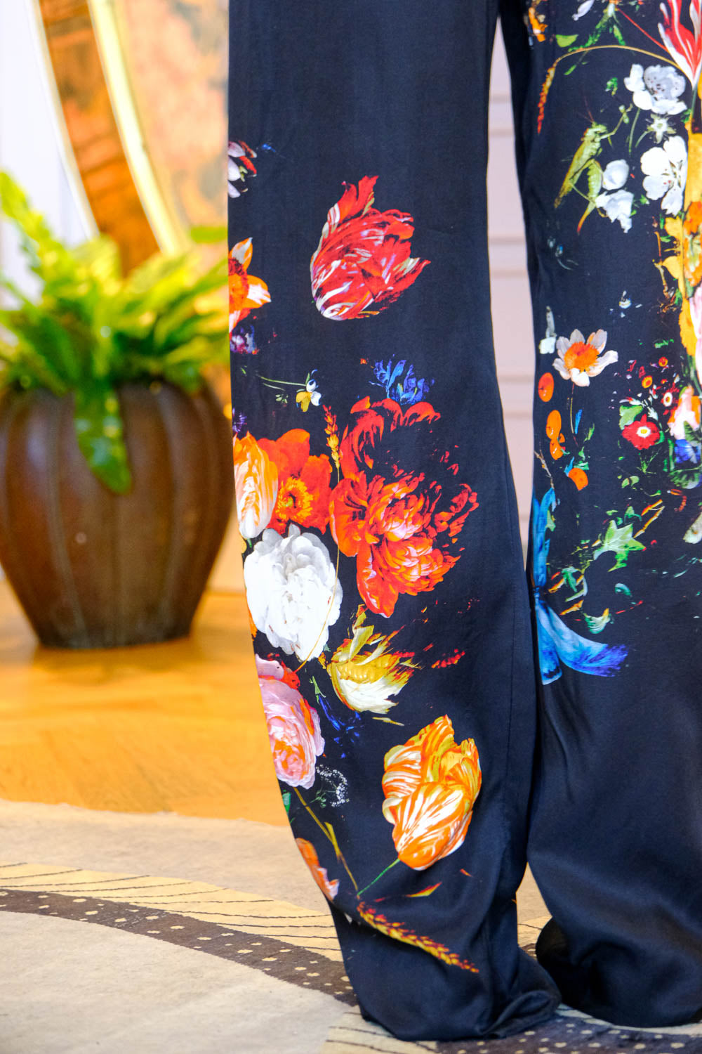 DRIES VAN NOTEN | PRINTED PACHAS DRAWSTRING PANT | WOMEN'S LUXURY DESIGNER CLOTHING, SHOES, HANDBAGS & JEWELRY | CAPITOL CHARLOTTE, NC & BRENTWOOD, CA