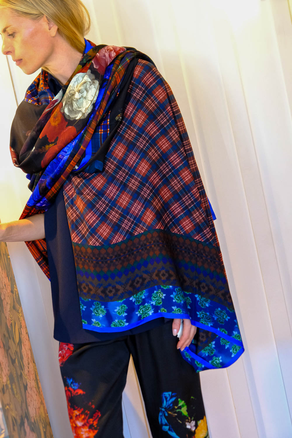 DRIES VAN NOTEN | TEOLINE PRINTED SCARF | WOMEN'S LUXURY DESIGNER CLOTHING, SHOES, HANDBAGS & JEWELRY | CAPITOL CHARLOTTE, NC & BRENTWOOD, CA