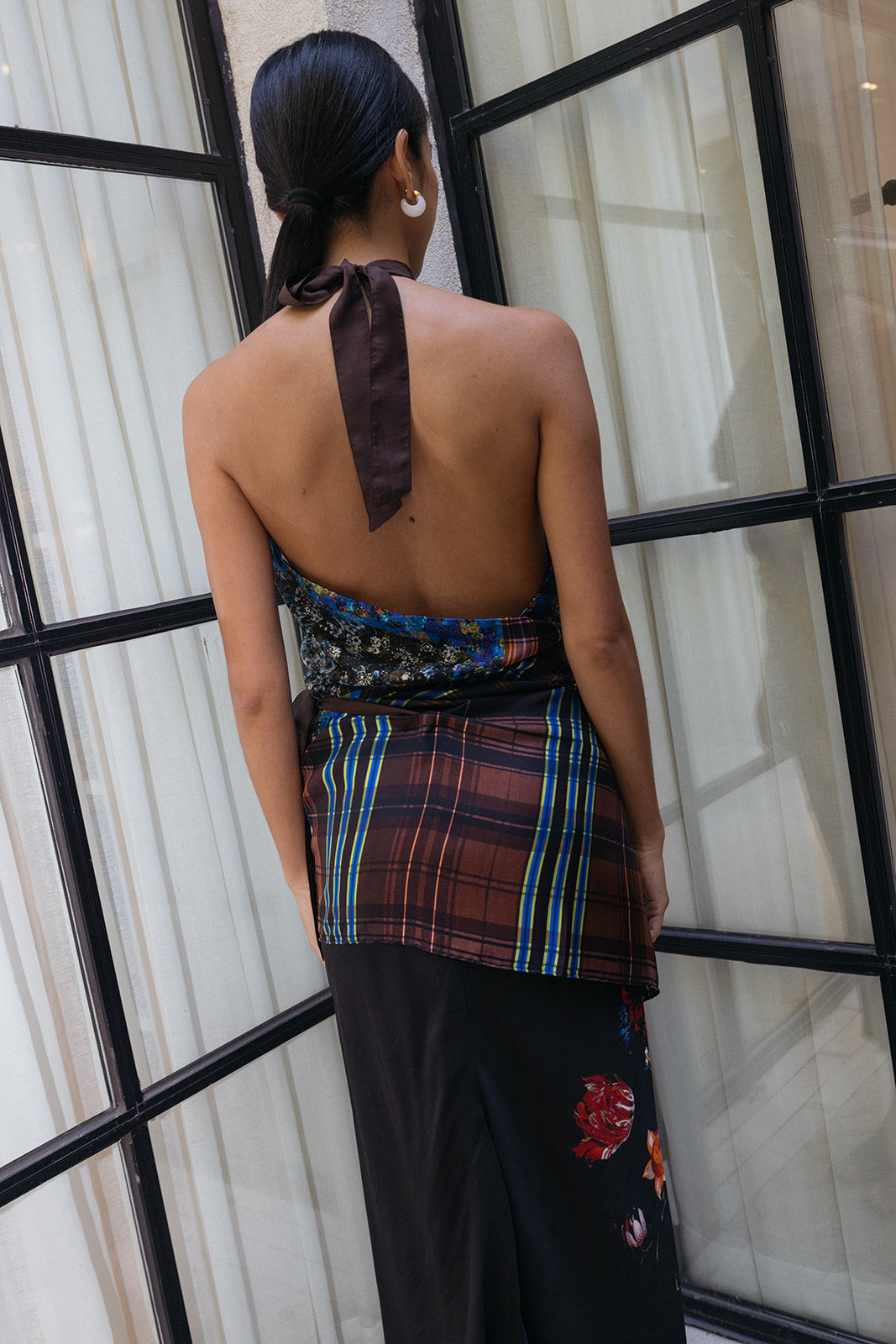 DRIES VAN NOTEN | TNECK SCARFY WRAP TOP | WOMEN'S LUXURY DESIGNER CLOTHING, SHOES, HANDBAGS & JEWELRY | CAPITOL CHARLOTTE, NC & BRENTWOOD, CA
