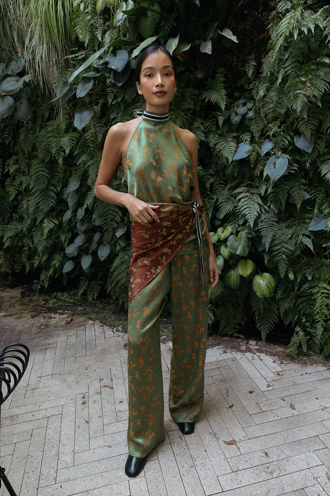 DRIES VAN NOTEN | TNECK SCARFY WRAP TOP | WOMEN'S LUXURY DESIGNER CLOTHING, SHOES, HANDBAGS & JEWELRY | CAPITOL CHARLOTTE, NC & BRENTWOOD, CA