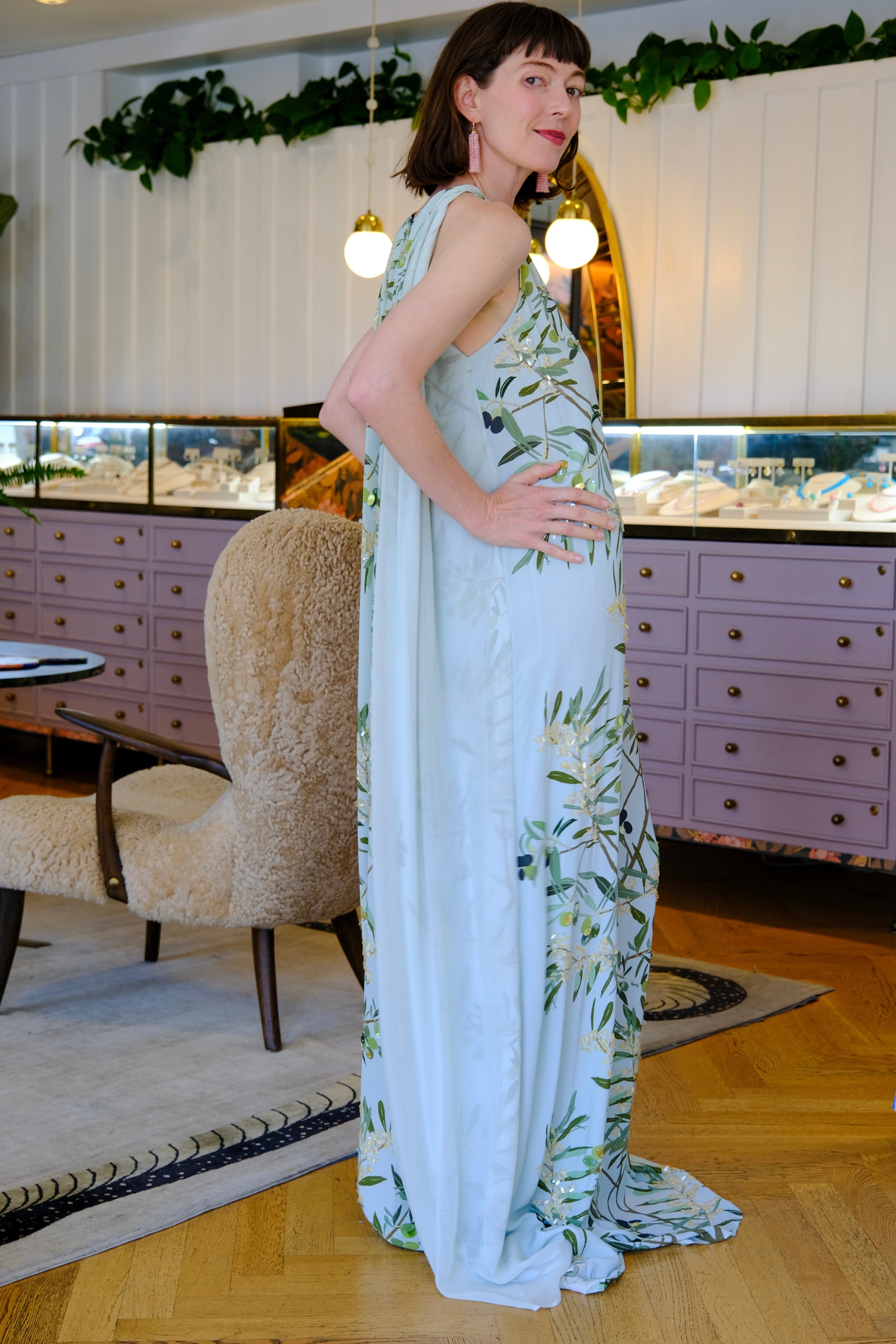 BERNADETTE | EMBROIDERED MINNIE GOWN