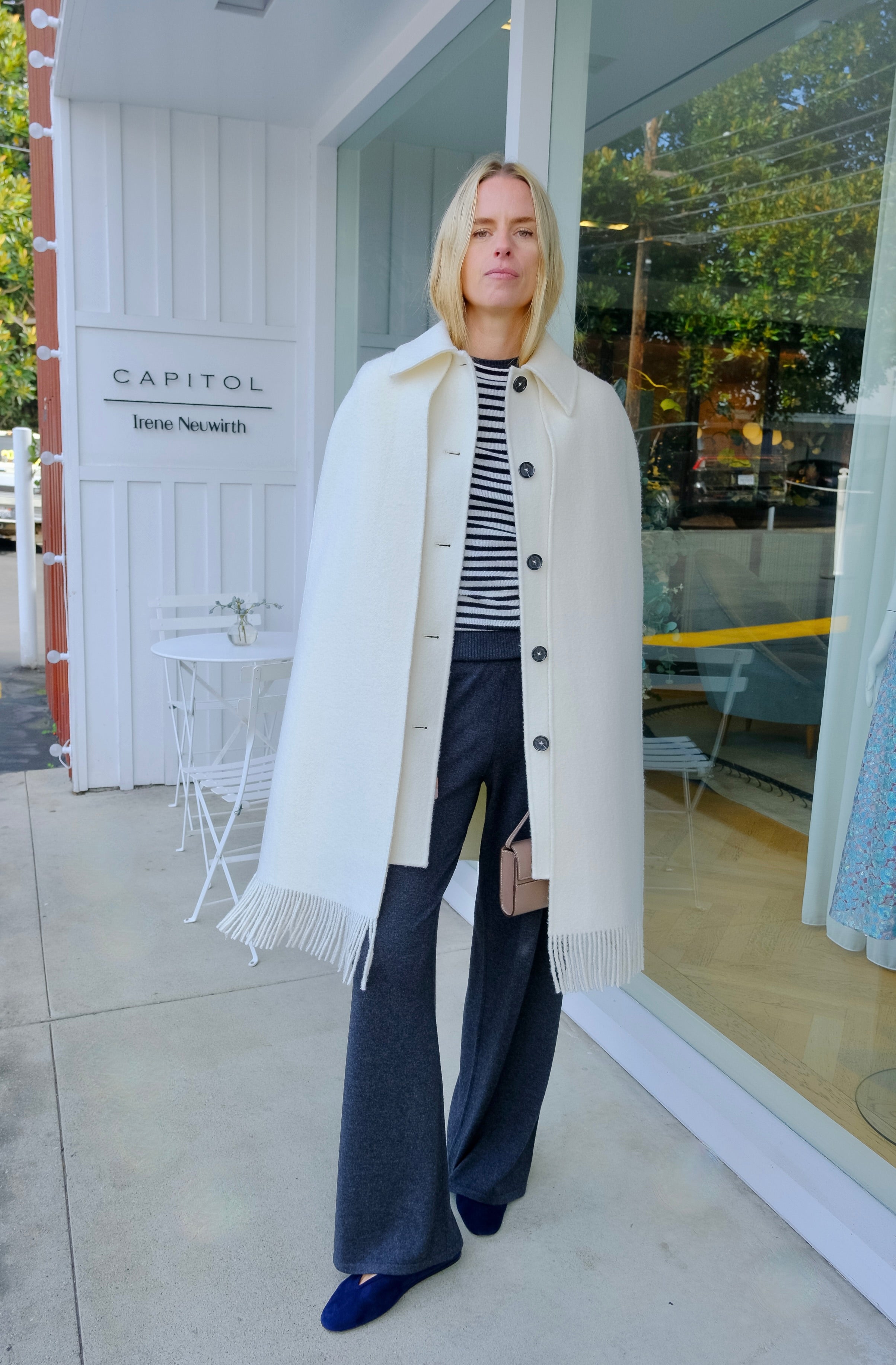 TOTEME | FRINGE CAPE COAT