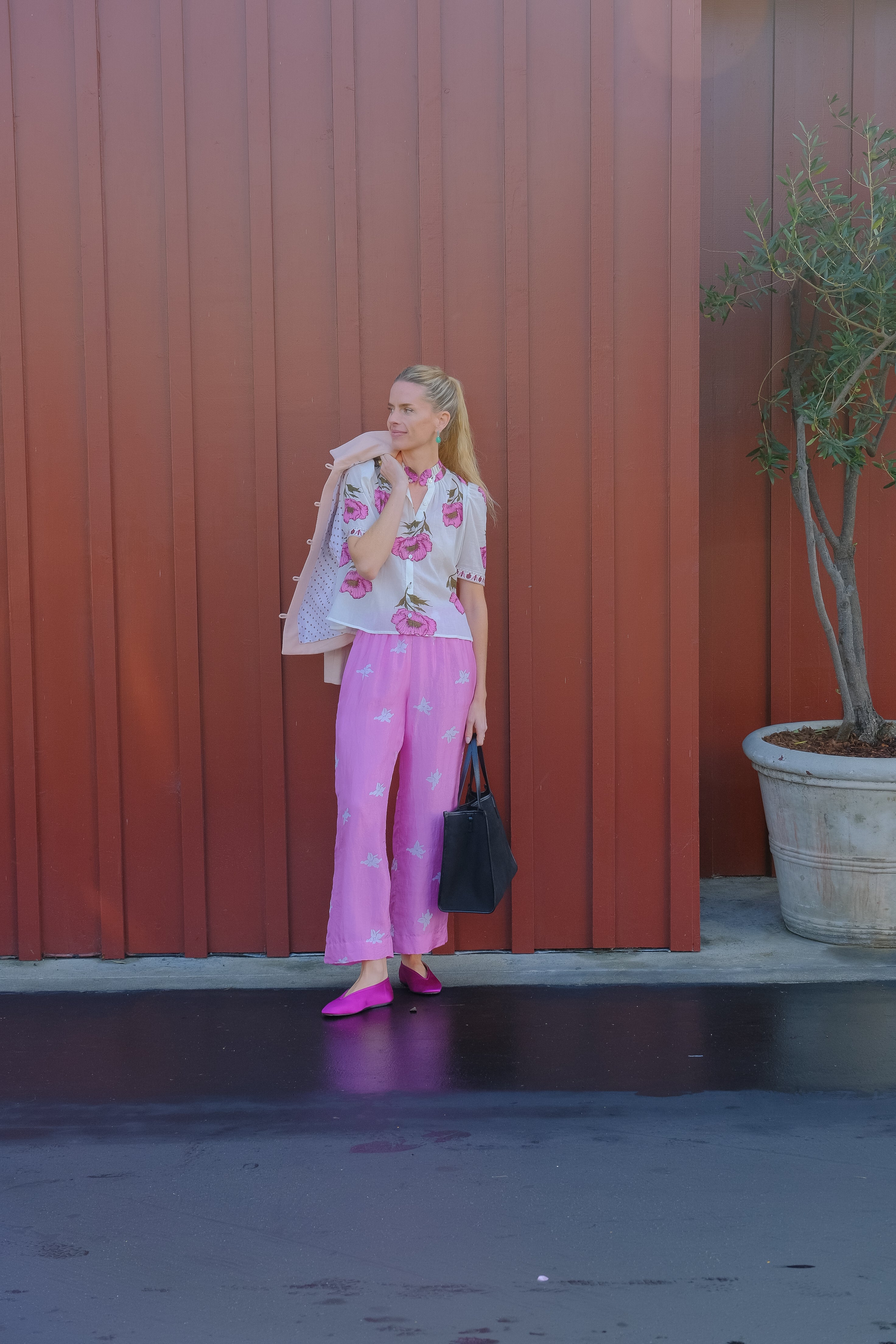 ALIX OF BOHEMIA | ANNABEL MELON BLOOM SHIRT