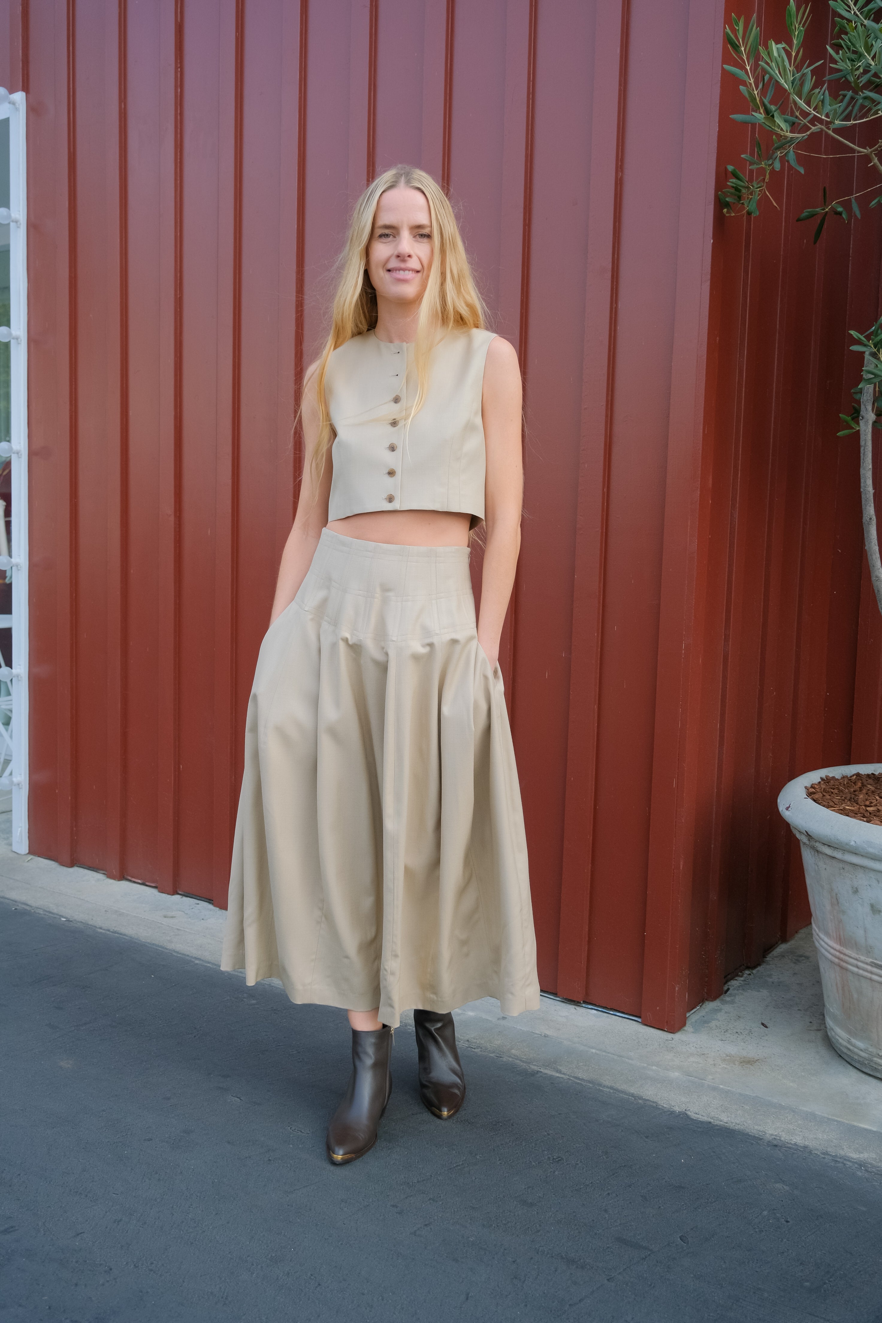 HEIRLOME | SILK ESTEFANIA SKIRT